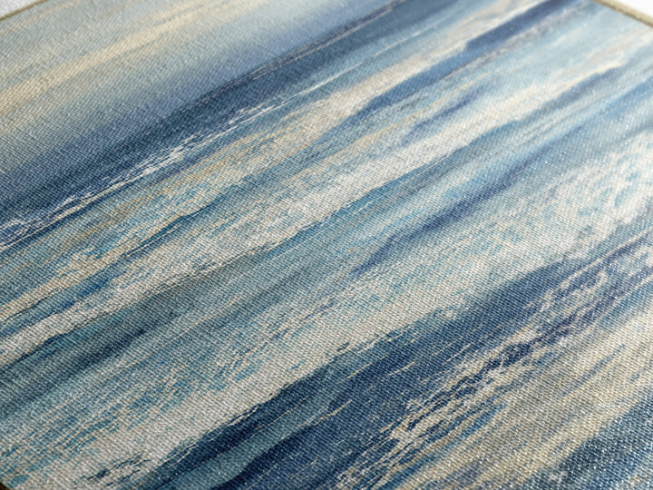 Coastal Aerial Shoreline Canvas Print, Living Room Art, Large Wall Art, Living Room Decor, Fine Art, Living, Dopamine Decor, LIR-1x3-23