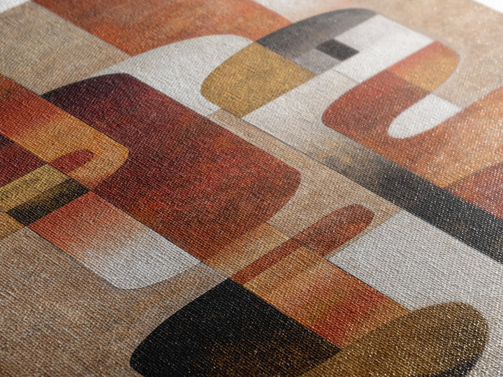 Large Statement Abstract Canvas Print, Living Room Art, Mid Century Modern, Living Room Decor, Abstract Art, Living, LIR-1x3-85