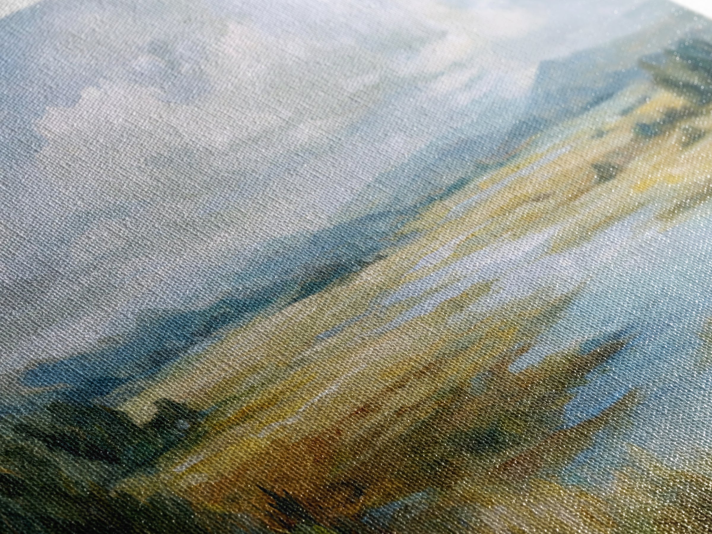 Quiet Meadow Landscape Framed Canvas Print, Living Room Art, Living Room Wall Art, Living Room Decor, Fine Art, Living, LIR-2x1-19