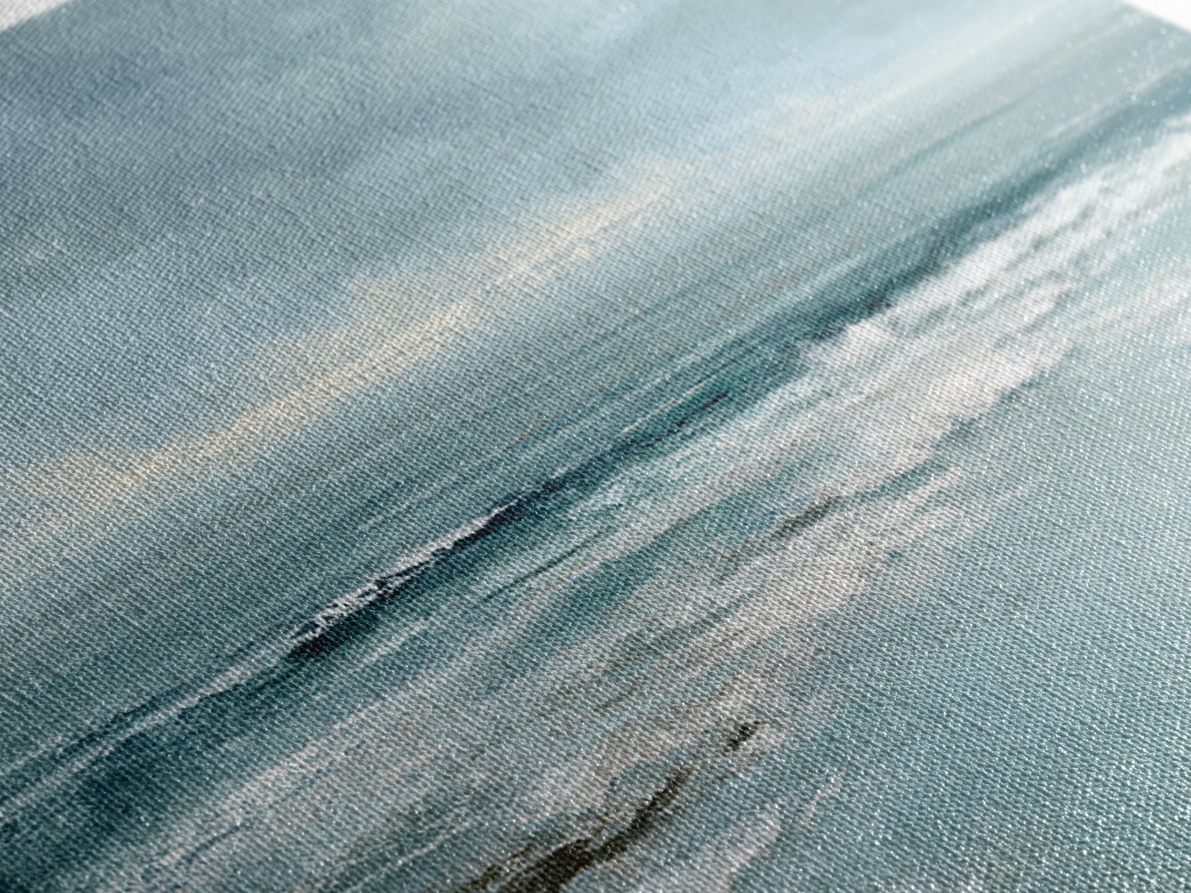 Moody Seascape for Dramatic Focal Point Framed Canvas Print, Living Room Art, Wall Decor, Living Room Decor, Fine Art, Living, LIR-2x1-50