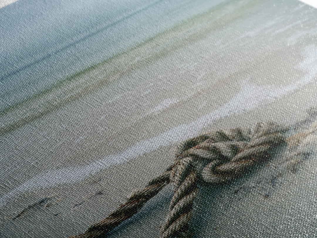 Moody Seascape for Dramatic Focal Point Canvas Print, Living Room Art, Wall Art, Living Room Decor, Oil Painting, Living, LIR-2x3-14