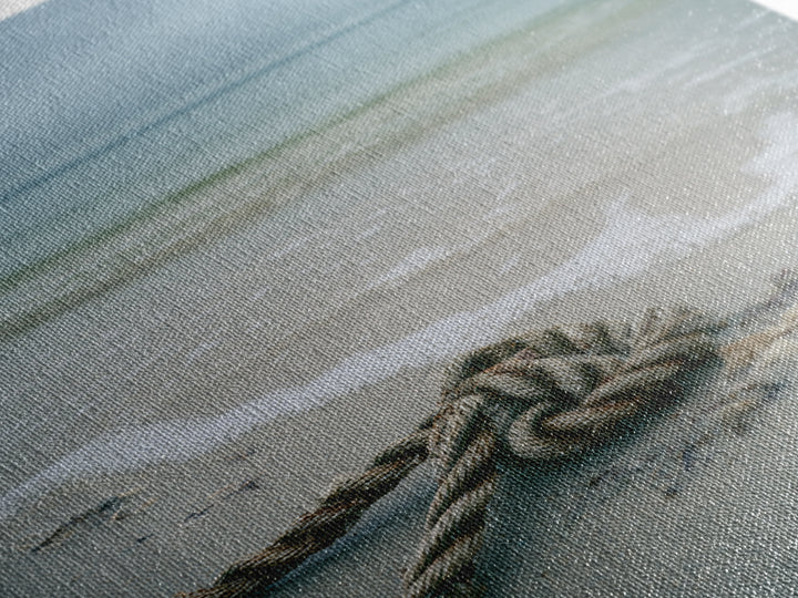 Moody Seascape for Dramatic Focal Point Canvas Print, Living Room Art, Wall Art, Living Room Decor, Oil Painting, Living, LIR-2x3-14