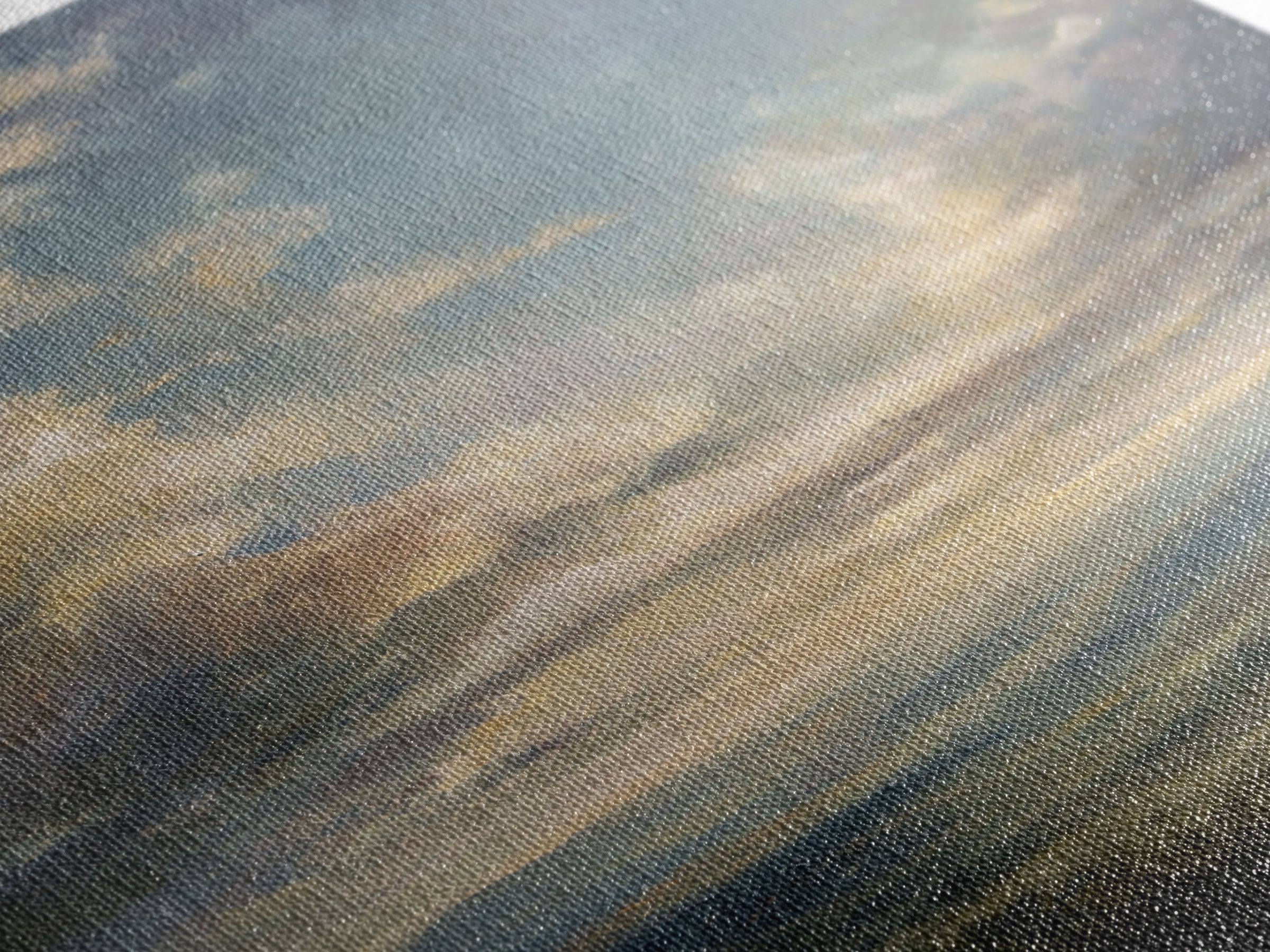 Large Cloudscape with Gentle Movement Framed Canvas Print, Living Room Art, Room Decor, Living Room Decor, Fine Art, Living, LIR-2x3-3