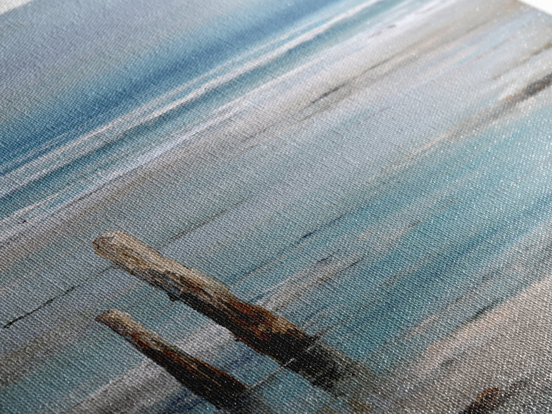 Moody Seascape for Dramatic Focal Point Framed Canvas Print, Living Room Art, Art Print, Living Room Decor, Fine Art, Living, LIR-2x3-38