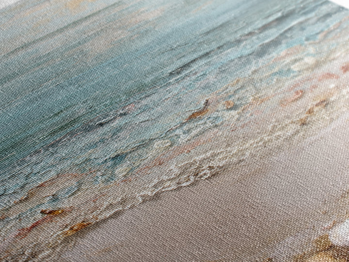 Moody Seascape for Dramatic Focal Point Canvas Print, Living Room Art, Oil Painting, Living Room Decor, Abstract Art, Living, LIR-2x3-62