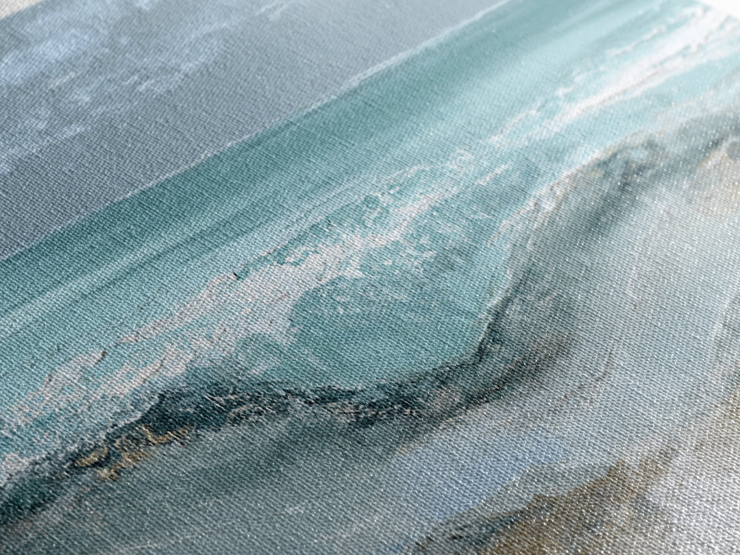 Coastal Aerial Shoreline Canvas Print, Living Room Art, Fine Art Print, Living Room Decor, Fine Art, Living, Wall Decor, LIR-3x1-3
