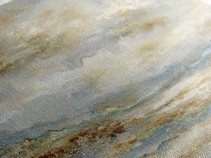 Large Cloudscape with Gentle Movement Canvas Print, Living Room Art, Minimalist Decor, Living Room Decor, Fine Art, Living, LIR-3x1-35