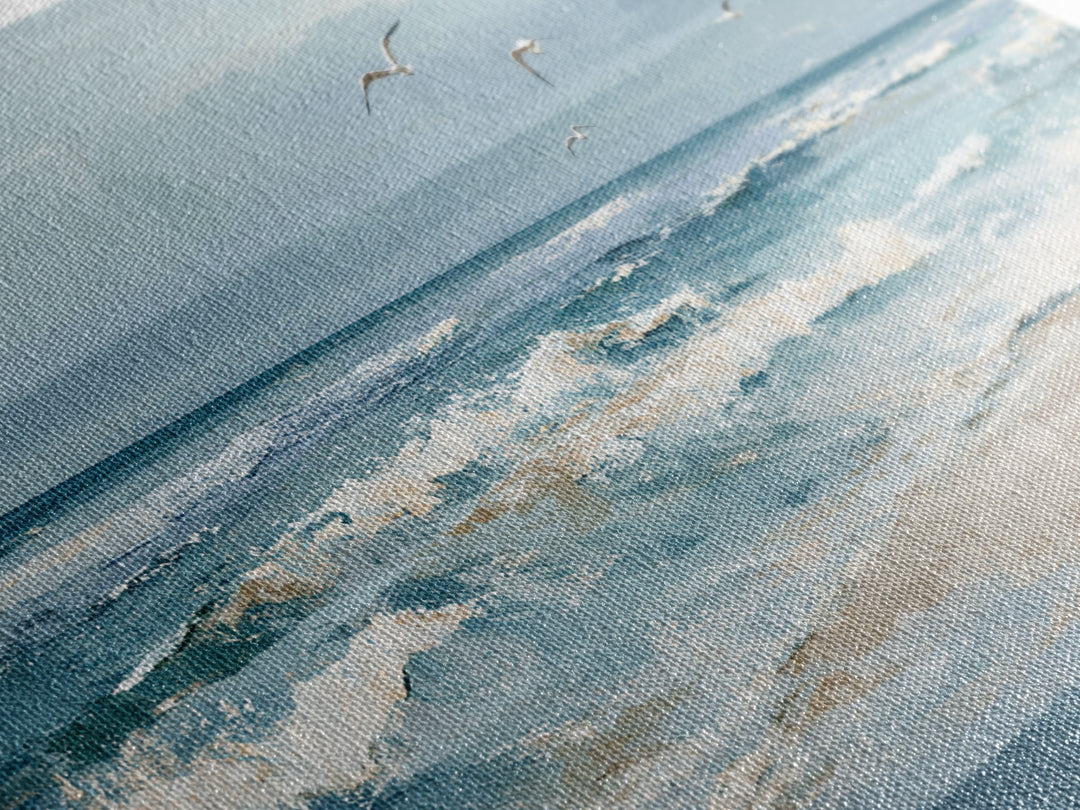 Coastal Aerial Shoreline Framed Canvas Print, Living Room Art, Pet Portraits, Living Room Decor, Living, Neutral Decor, LIR-3x2-15