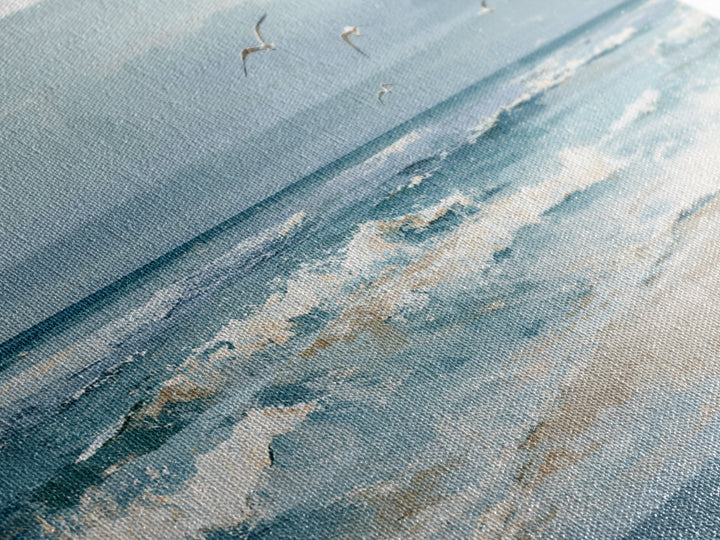 Coastal Aerial Shoreline Framed Canvas Print, Living Room Art, Pet Portraits, Living Room Decor, Living, Neutral Decor, LIR-3x2-15