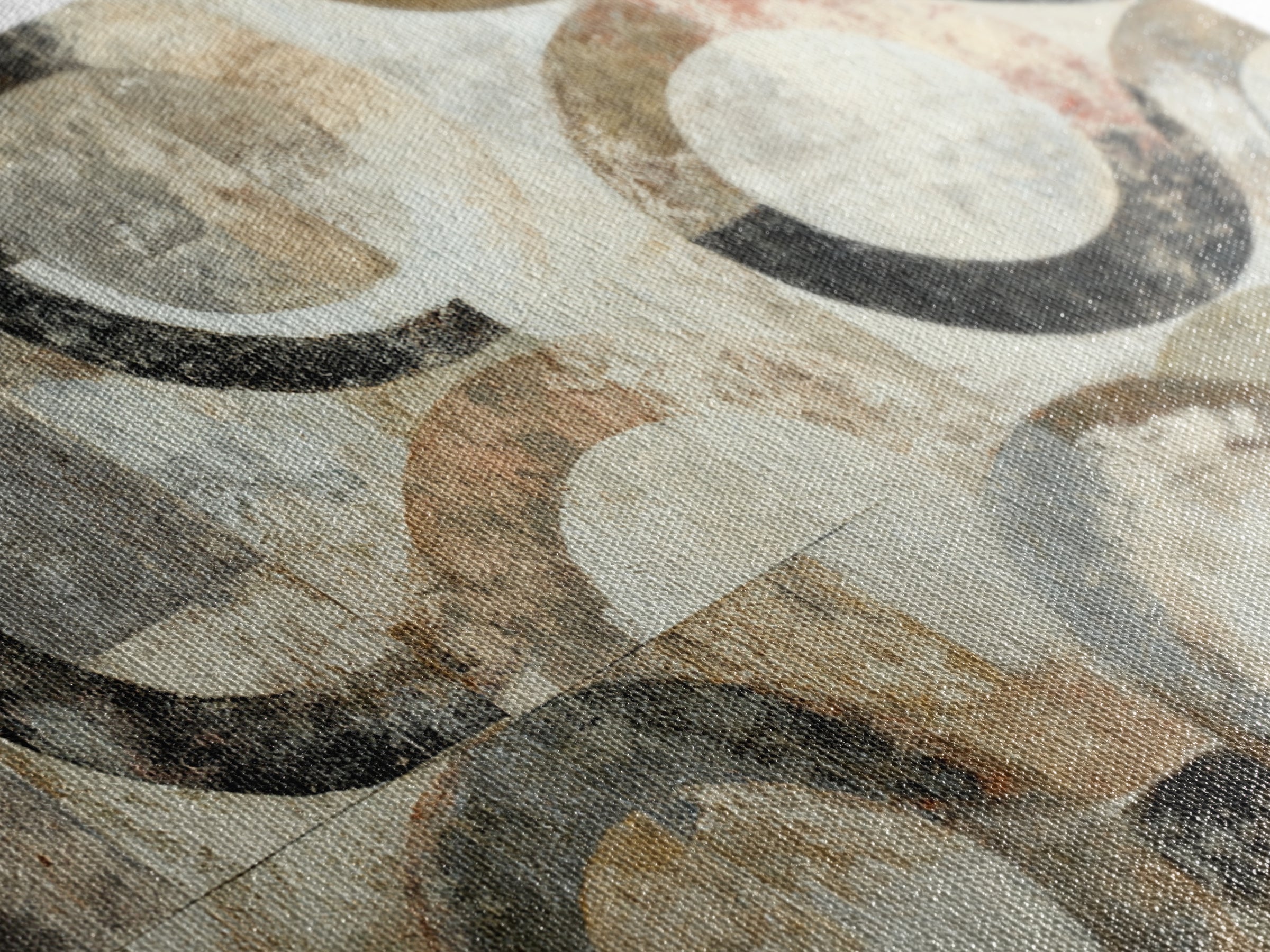 Monochrome Stone Texture Abstraction Canvas Print, Living Room Art, Neutral Decor, Living Room Decor, Fine Art, Living, LIR-3x2-49