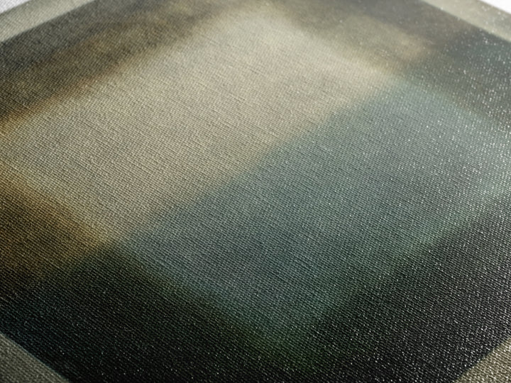Deep Green and Walnut Toned Abstract Canvas Print, Law Office Art, Teen Girl Room Decor, Office Decor, Abstract Art, Counsel, LOA-1x1-45