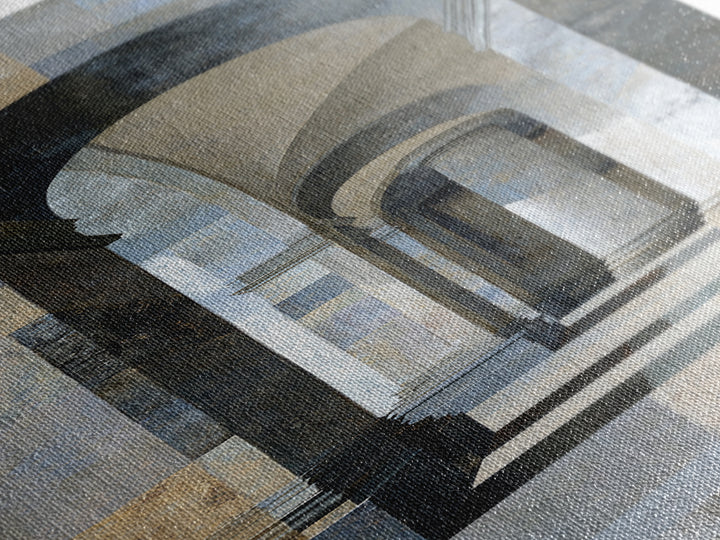 Architectural Arch and Column Abstraction Canvas Print, Law Office Art, Law School Gifts, Office Decor, Abstract Art, Counsel, LOA-1x3-98