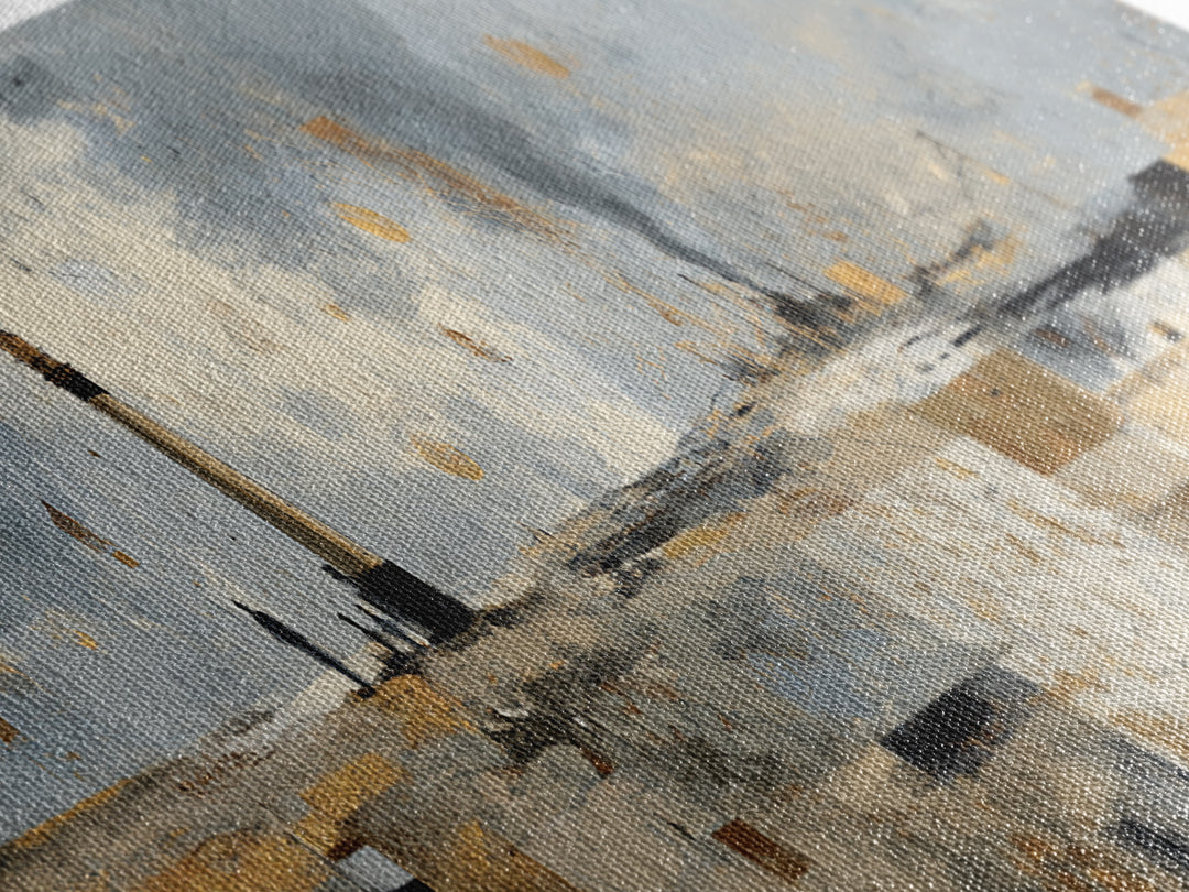 Stormy Landscape with Lighthouse as Guidance Metaphor Canvas Print, Law Office Art, Modern Decor, Office Decor, Counsel, LOA-3x1-27