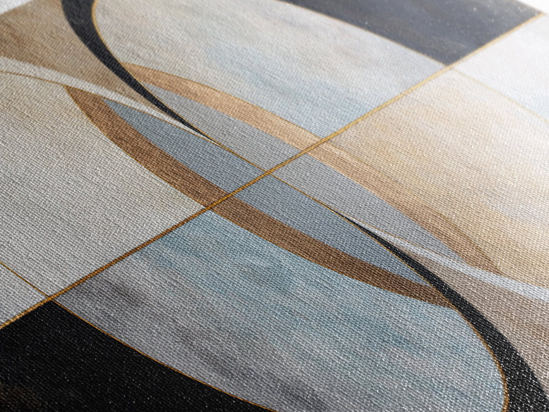 Gold Thread Knot Symbolizing Resolution Framed Canvas Print, Law Office Art, Printable Art, Office Decor, Fine Art, Counsel, LOA-3x1-82