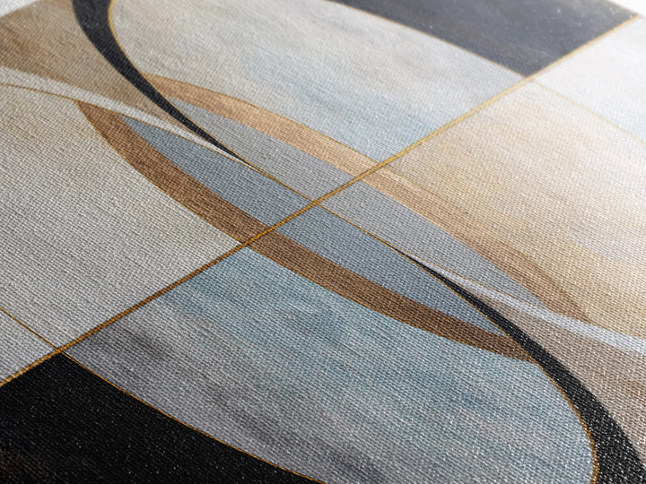 Gold Thread Knot Symbolizing Resolution Framed Canvas Print, Law Office Art, Printable Art, Office Decor, Fine Art, Counsel, LOA-3x1-82