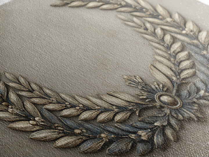 Roman Laurel Wreath Canvas Print, Law Office Art, Decor, Office Decor, Fine Art, Counsel, Bookish Wall Art, Gifts for Lawyers, LOA-3x2-12
