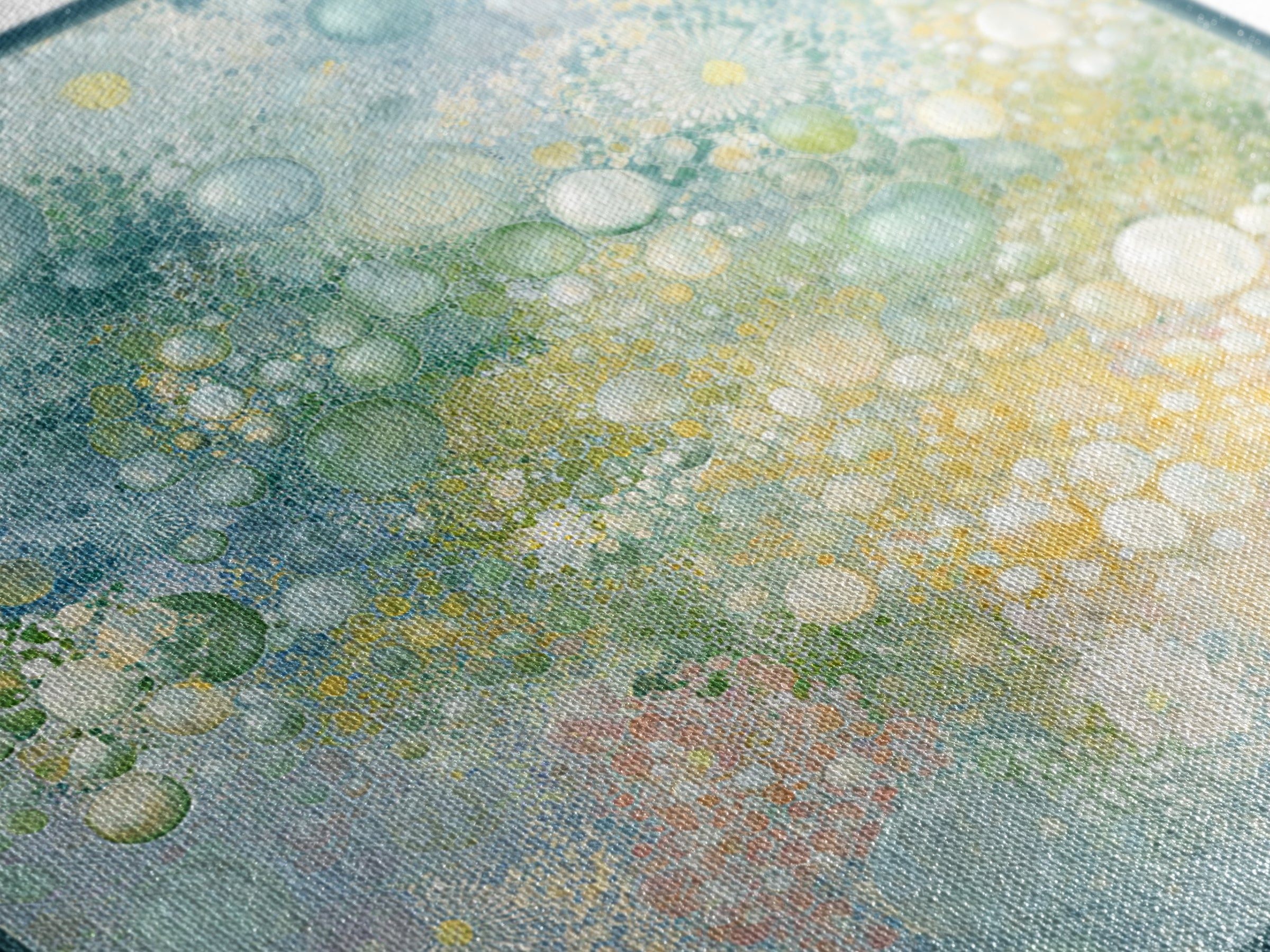 Abstract Suds and Bubbles Framed Canvas Print, Laundry Room Art, Downloadable Art, Living Room Decor, Fine Art, Clean, LRA-1x1-70