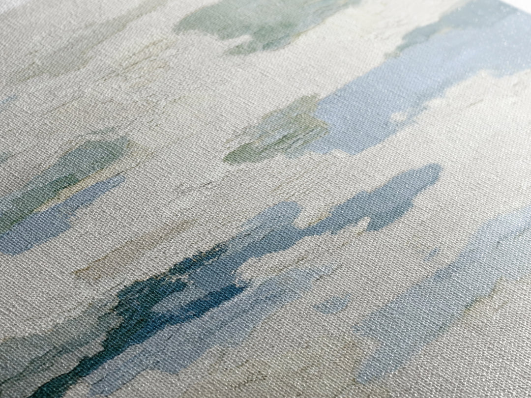 Linen Texture Abstract Canvas Print, Laundry Room Art, Living Room Decor, Abstract Art, Clean, Farmhouse Decor, LRA-2x1-32