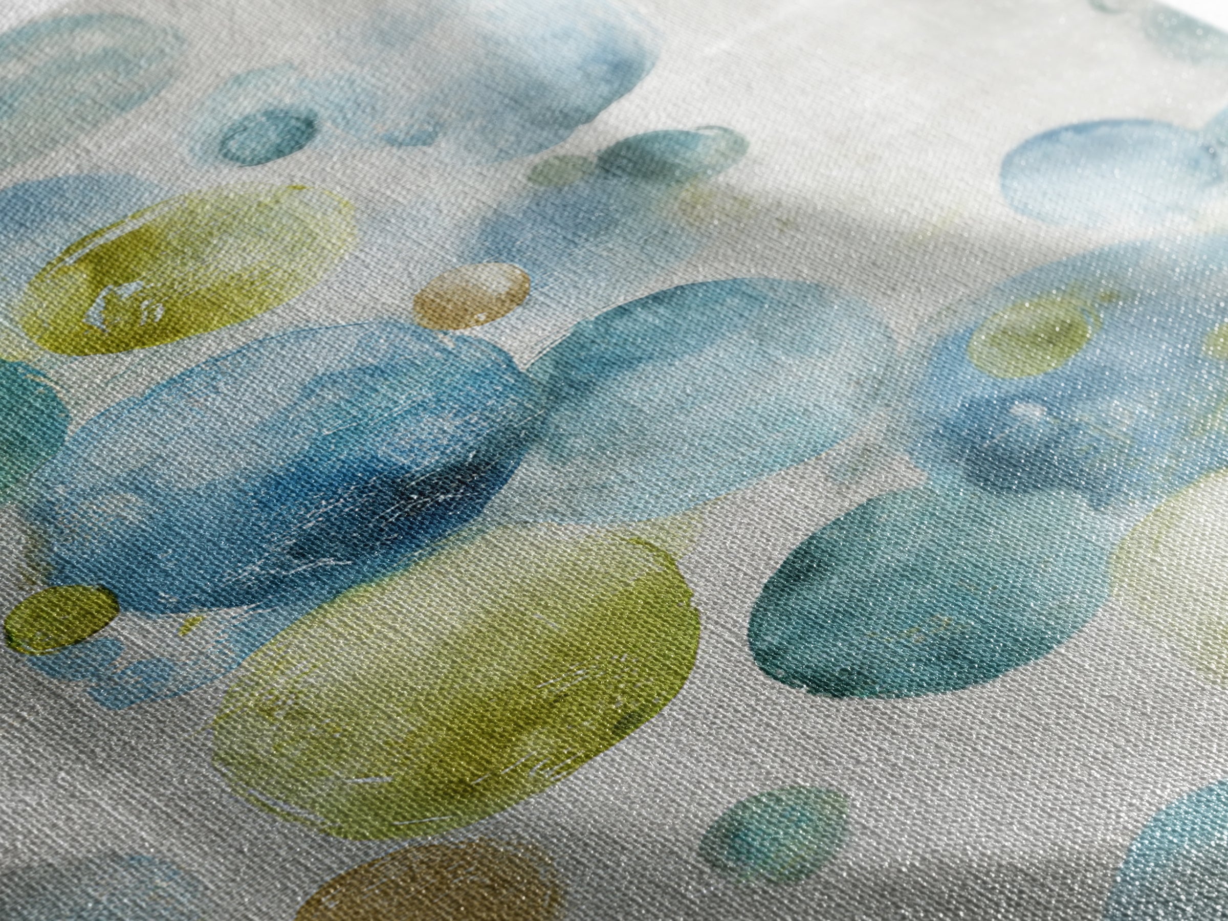 Abstract Suds and Bubbles Canvas Print, Laundry Room Art, Minimalist Decor, Living Room Decor, Abstract Art, Clean, LRA-2x3-54