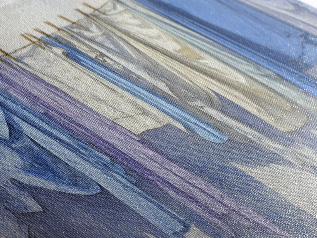 Linen Texture Abstract Canvas Print, Laundry Room Art, Modern Decor, Living Room Decor, Fine Art, Clean, Wall Decor, Painting, LRA-3x1-100