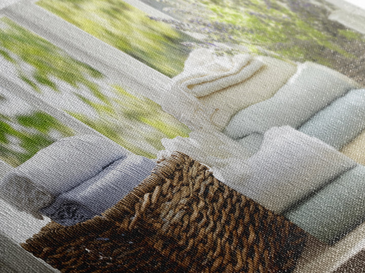 Basket of Folded Towels Canvas Print, Laundry Room Art, Farmhouse Wall Art, Living Room Decor, Fine Art, Clean, Fine Art Print, LRA-3x1-6