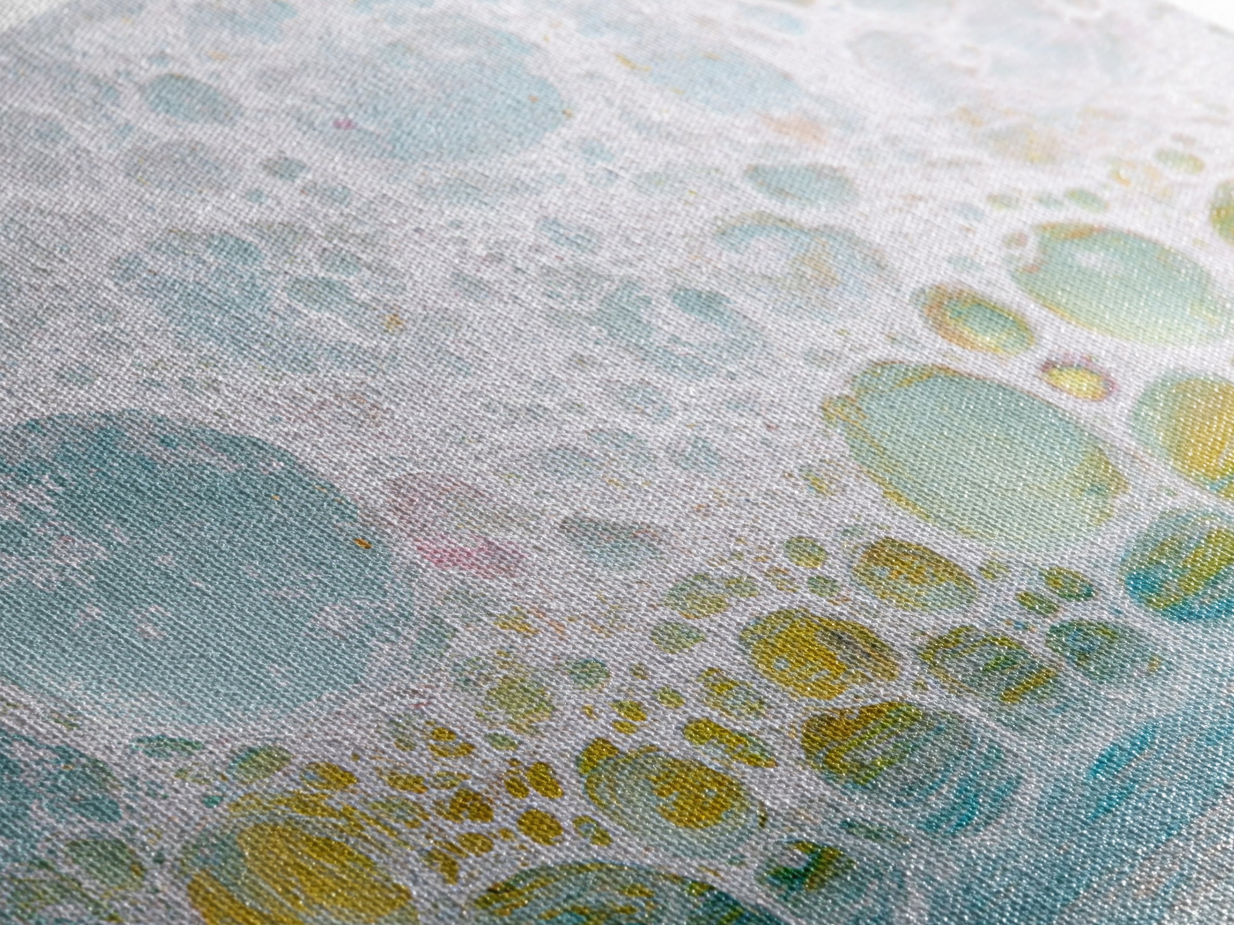 Abstract Suds and Bubbles Framed Canvas Print, Laundry Room Art, Printable Wall Art, Living Room Decor, Abstract Art, Clean, LRA-3x2-2