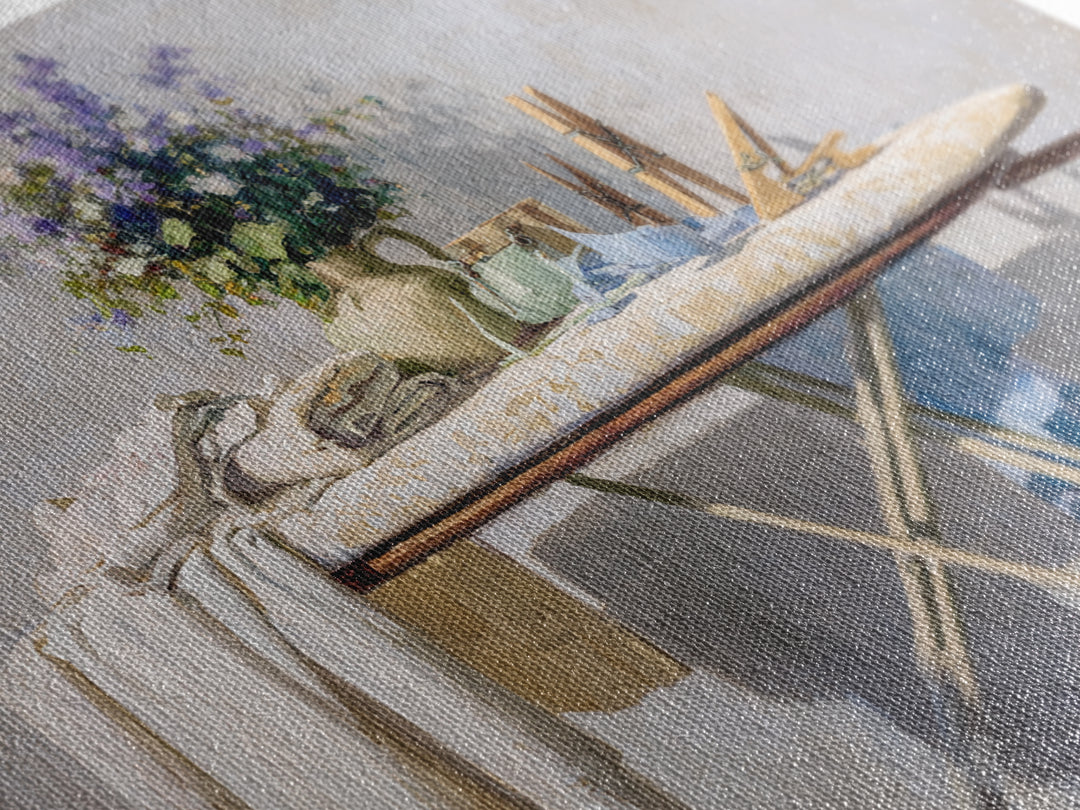 Ironing Board Still Life Canvas Print, Laundry Room Art, Oil Painting, Living Room Decor, Watercolor Art, Clean, LRA-3x2-4