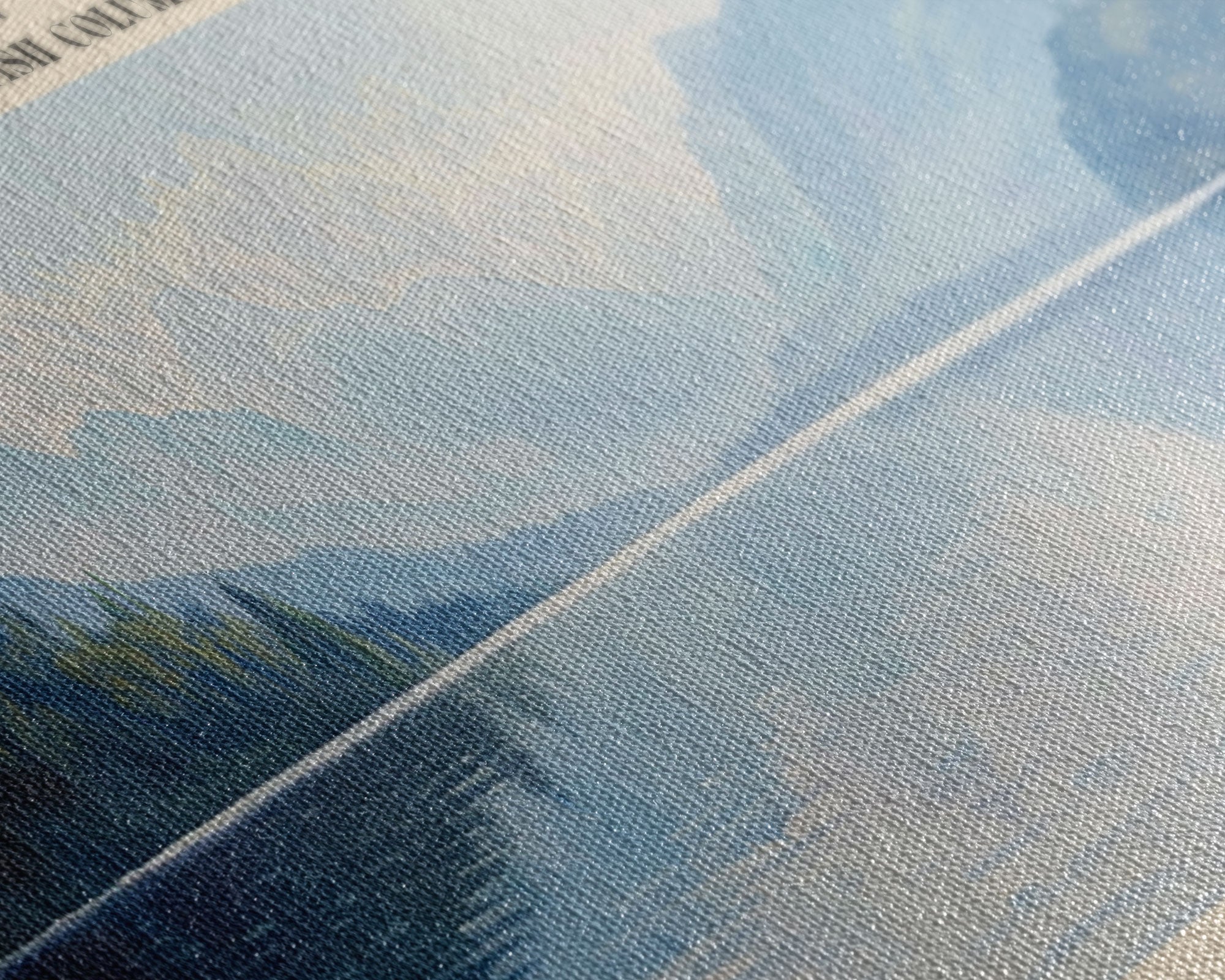 Atlin Lake Panoramic Framed Canvas Print, Lake House Decor, Minimalist Art, Travel Poster, Scenic View, Nature Wall Art