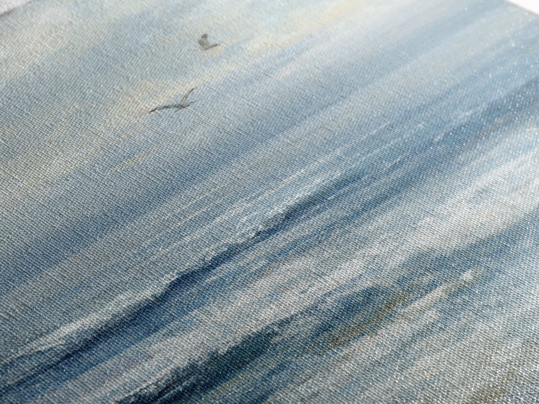 Hotel Coastal Landscape Canvas Print, Master Bedroom, Luxury Decor, Bedroom Decor, Fine Art, Sanctuary, Wedding Decor, MAS-1x1-69