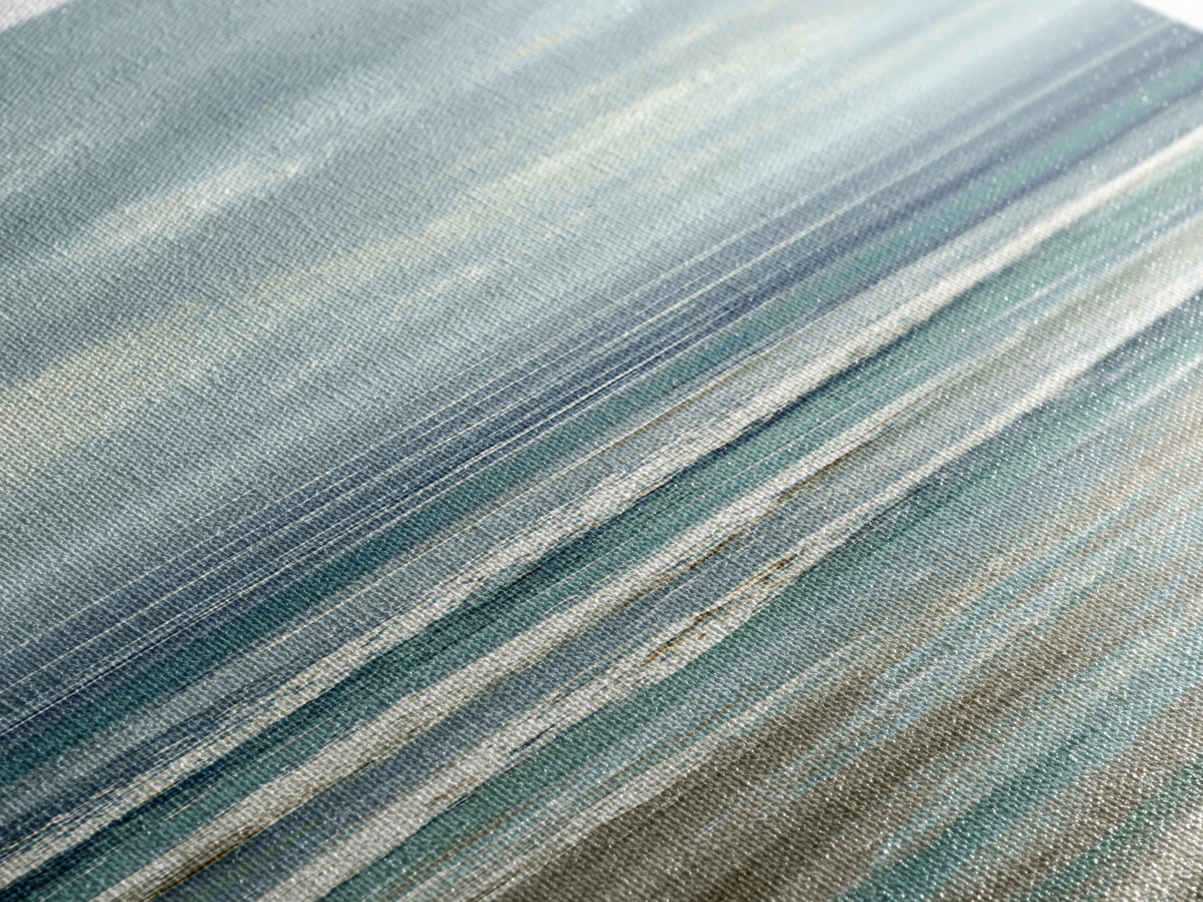 Elegant Moonlit Ocean Horizon Canvas Print, Master Bedroom, Minimalist Decor, Bedroom Decor, Oil Painting, Sanctuary, MAS-1x3-13