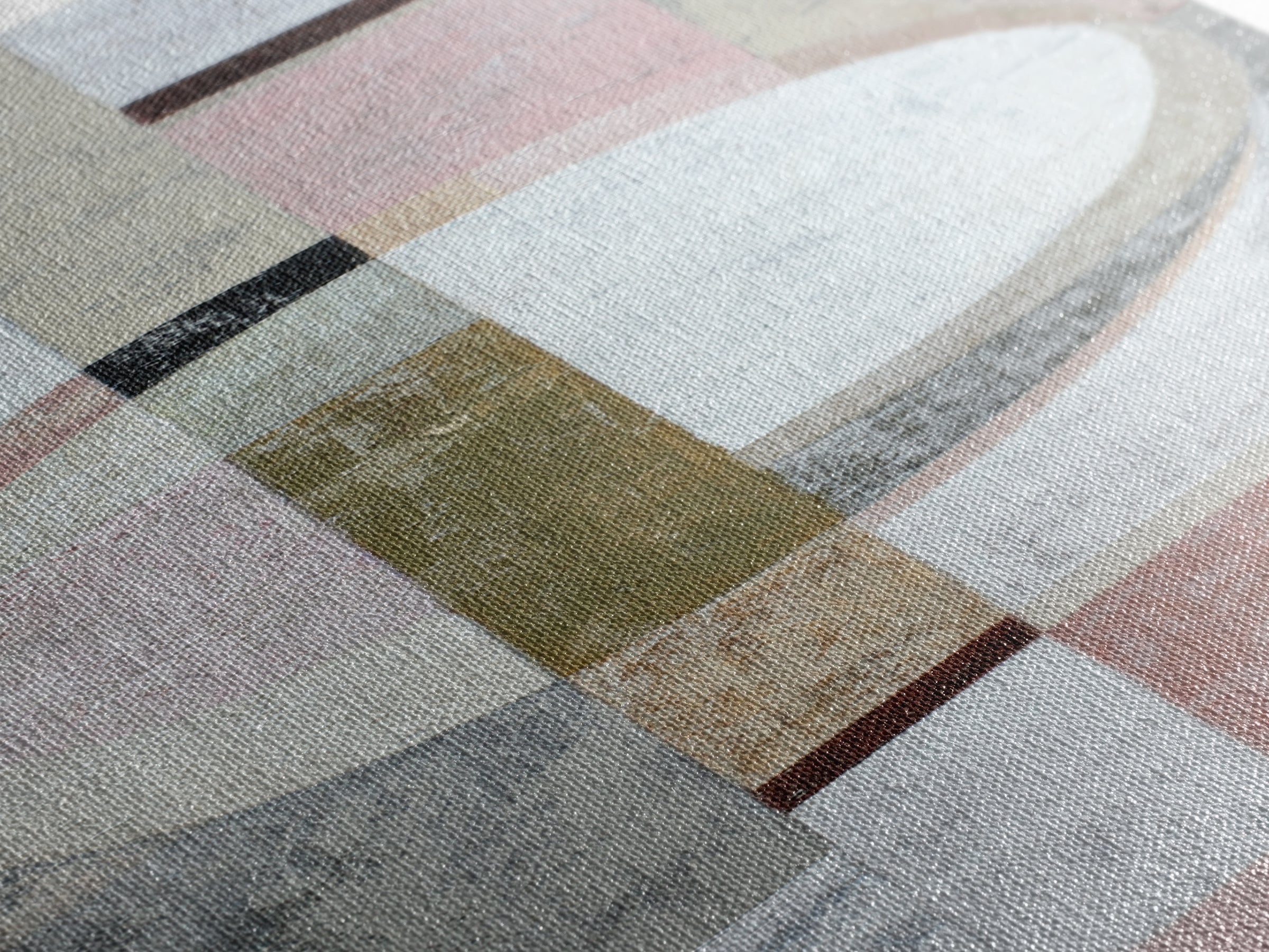 Soft Abstract Linen Texture Framed Canvas Print, Master Bedroom, Canvas Print, Bedroom Decor, Sanctuary, Above Bed Wall Art, MAS-1x3-15