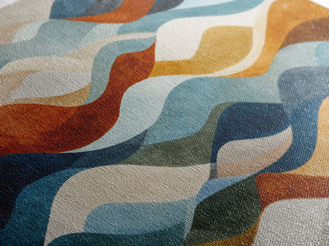 Abstract Wave Forms Canvas Print, Master Bedroom, Gallery Decor, Bedroom Decor, Fine Art, Sanctuary, Wall Art, Home Decor, MAS-3x2-48