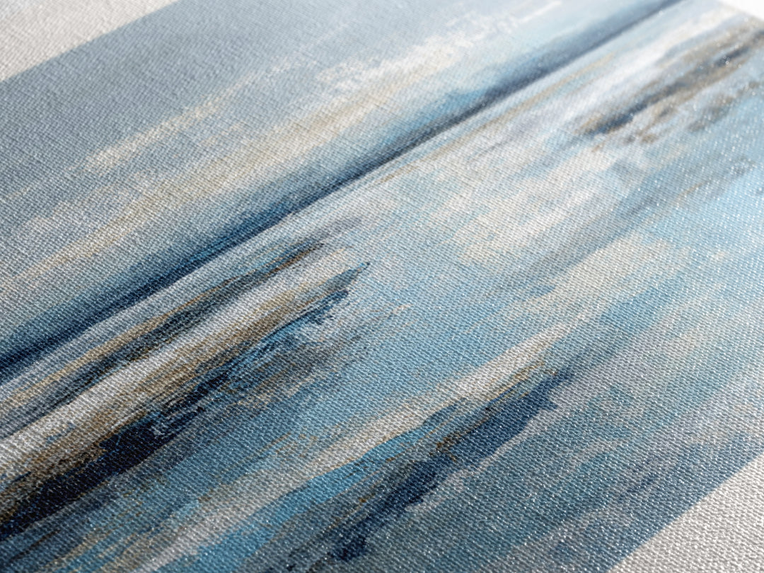 Hotel Coastal Landscape Canvas Print, Master Bedroom, Neutral Decor, Bedroom Decor, Oil Painting, Sanctuary, Home Decor, MAS-3x2-73
