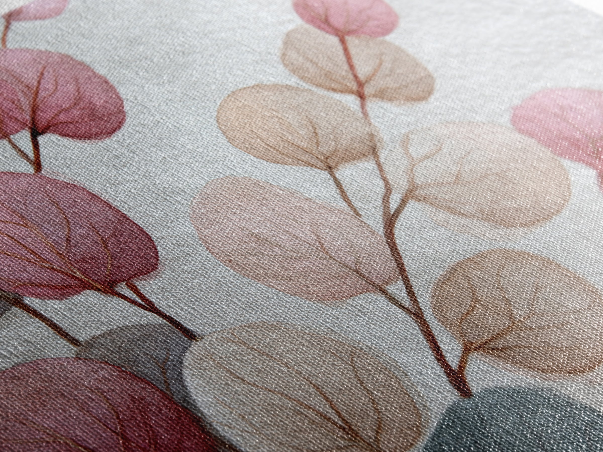 Gentle Eucalyptus Watercolor Branches Canvas Print, Master Bedroom, Art Print, Bedroom Decor, Oil Painting, Sanctuary, MAS-3x2-88