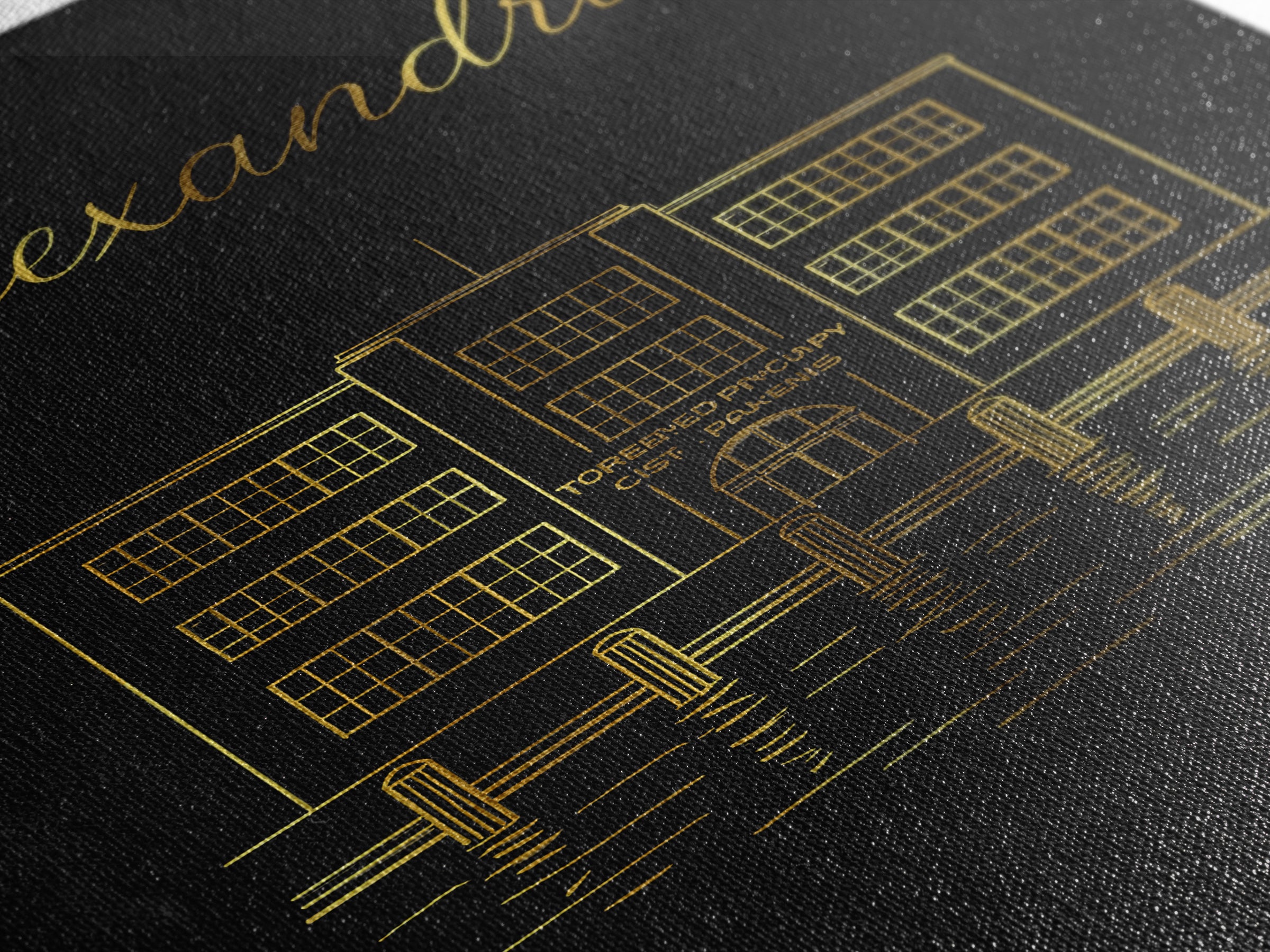Alexandria Virginia Travel Poster, Canvas Print, Black Gold Minimalist Art, Alexandria Poster Print, Modern Wall Decor, Wanderlust Decor