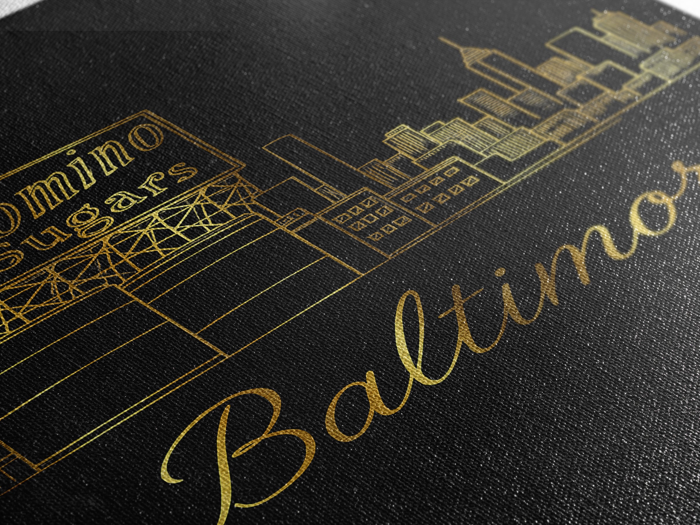 Baltimore Maryland Travel Poster, Framed Canvas Print, Dark Minimalist Wall Art, Baltimore City Art, Gift For Travelers, Fine Art Print
