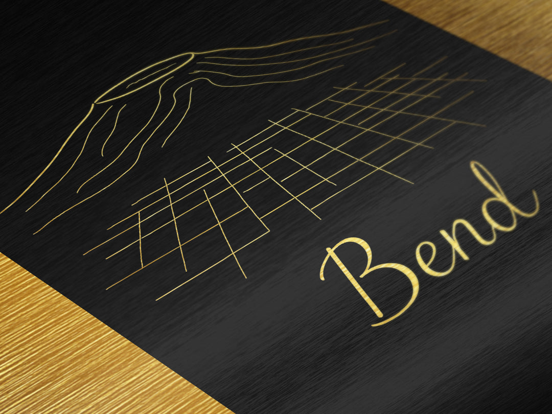 Bend Oregon Art, Metallic Gold Print, Wood Framed Art, Metal Art, Modern House Art, Traveler Gift, Anniversary Travel Gift, Destination Gift