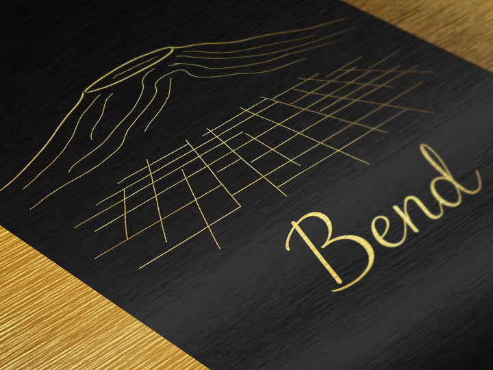 Bend Oregon Art, Metallic Gold Print, Wood Framed Art, Metal Art, Modern House Art, Traveler Gift, Anniversary Travel Gift, Destination Gift