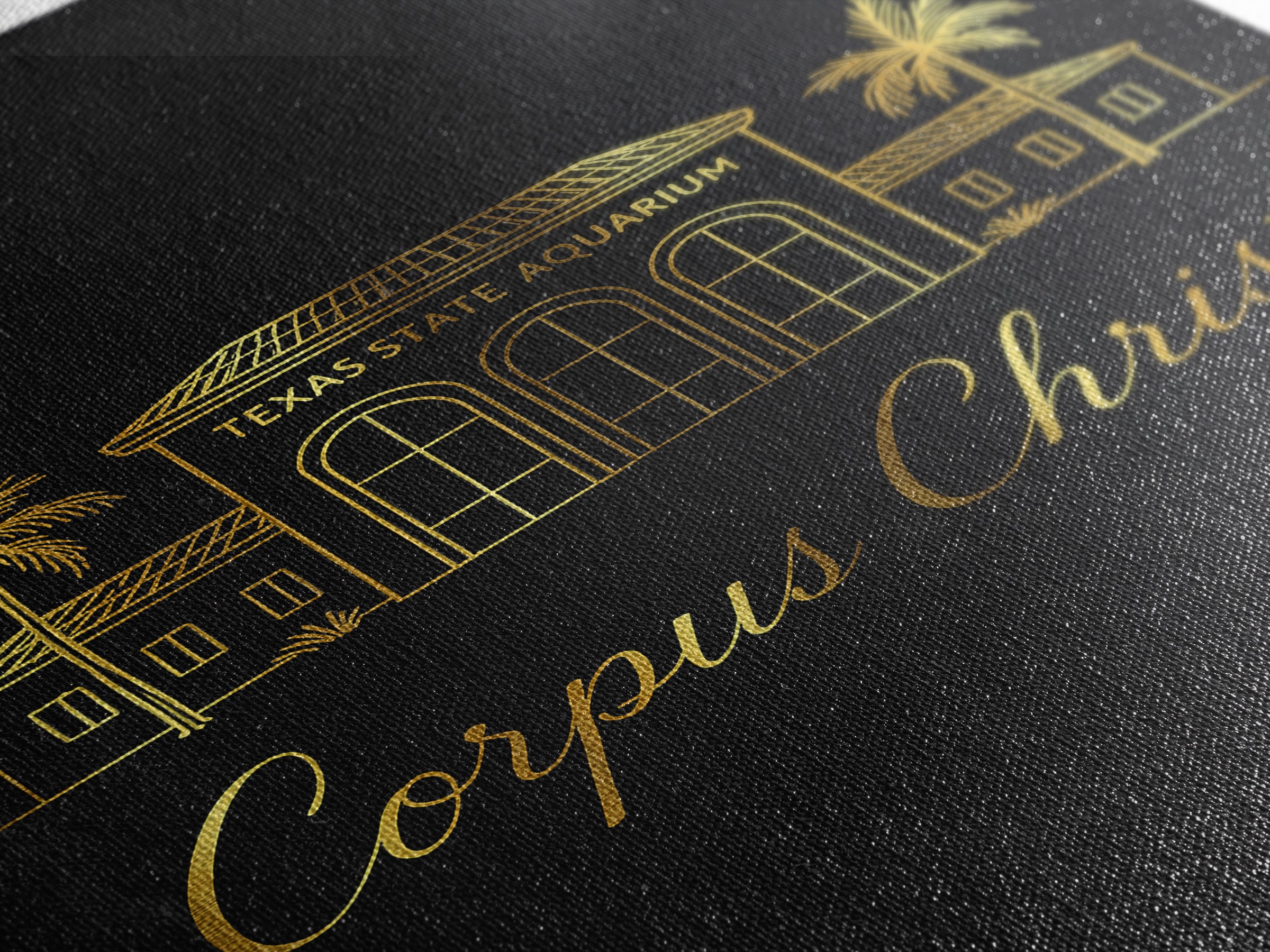 Corpus Christi Travel Poster, Canvas Print, Dark Minimalist Wall Art, Corpus Christi Travel Art, Travel Art Print, Travel Wall Art