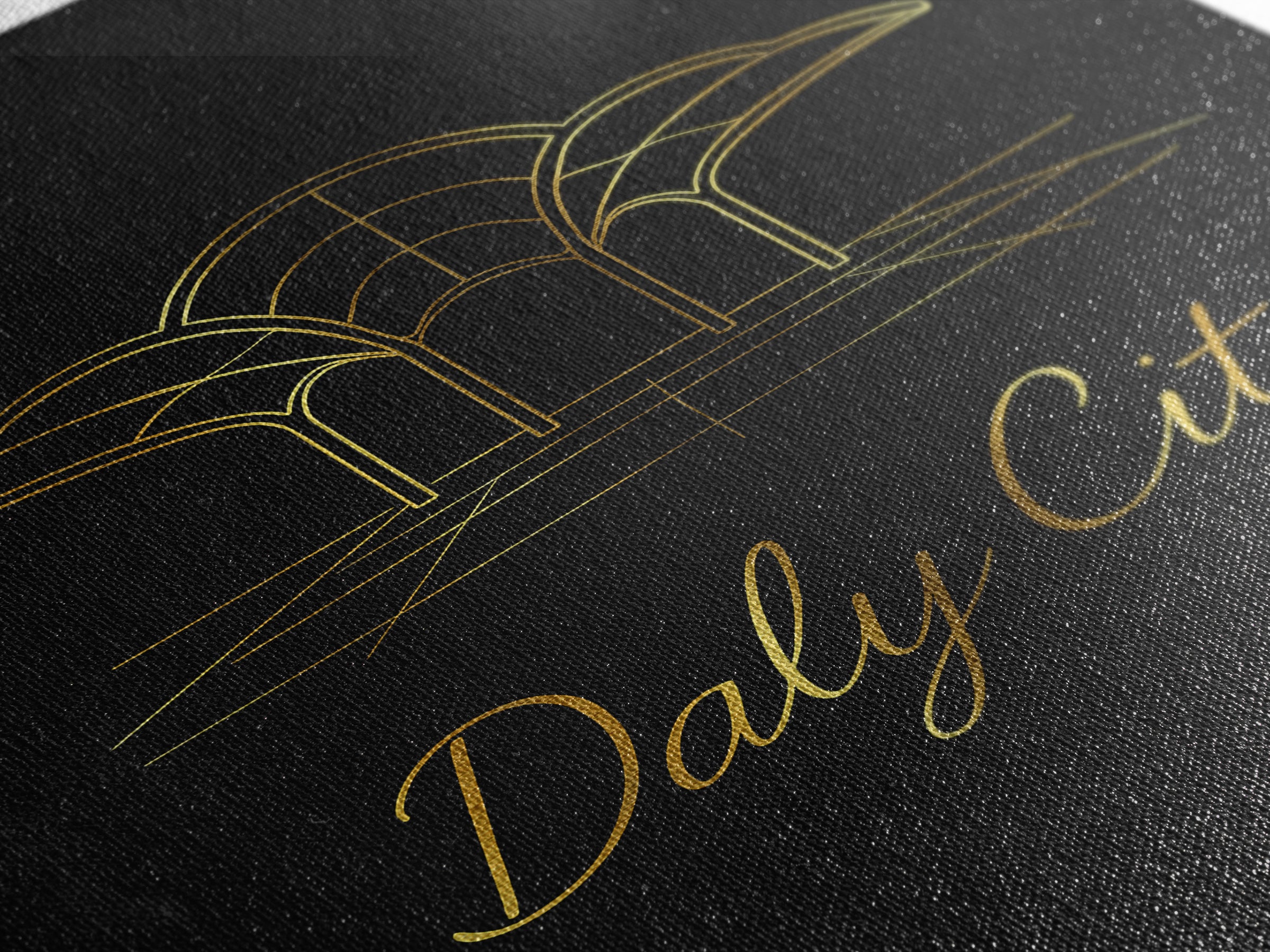 Daly City Travel Poster, Canvas Print, Minimalist Gold Line Art, Daly City City Art, City Art Print, Travel Wall Decor, Modern Wall Decor