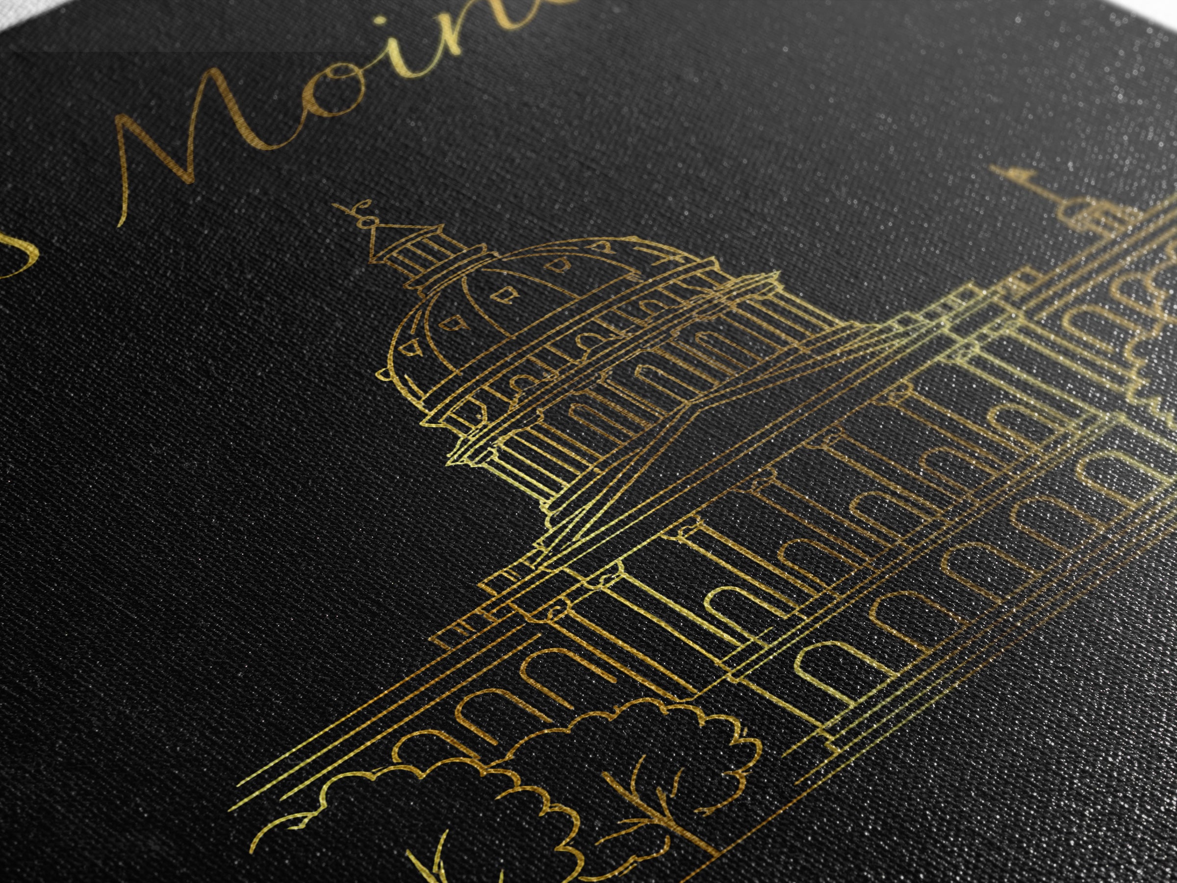 Des Moines Travel Poster, Canvas Print, Black Gold Minimalist Art, Des Moines Art Print, Home Office Decor, Fine Art Print, Retro Poster