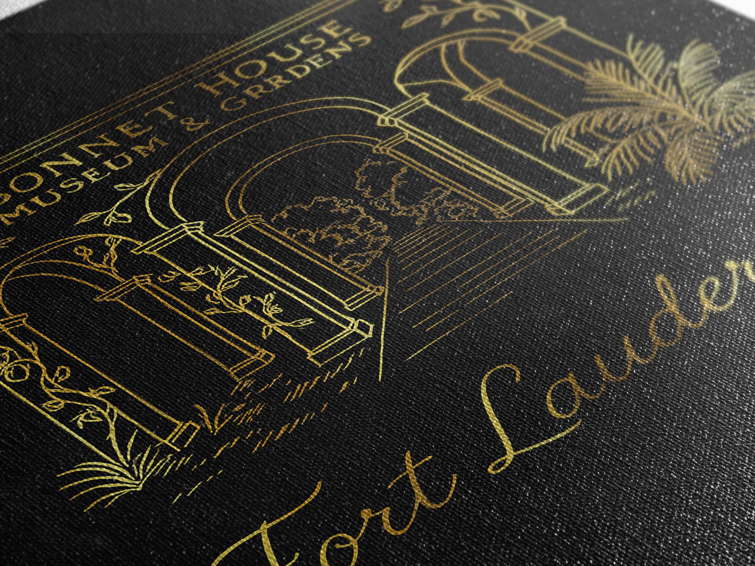 Fort Lauderdale Florida Travel Poster, Canvas Print, Black Gold Minimalist Art, Fort Lauderdale Wall Art, Travel Wall Art, Home Office Decor