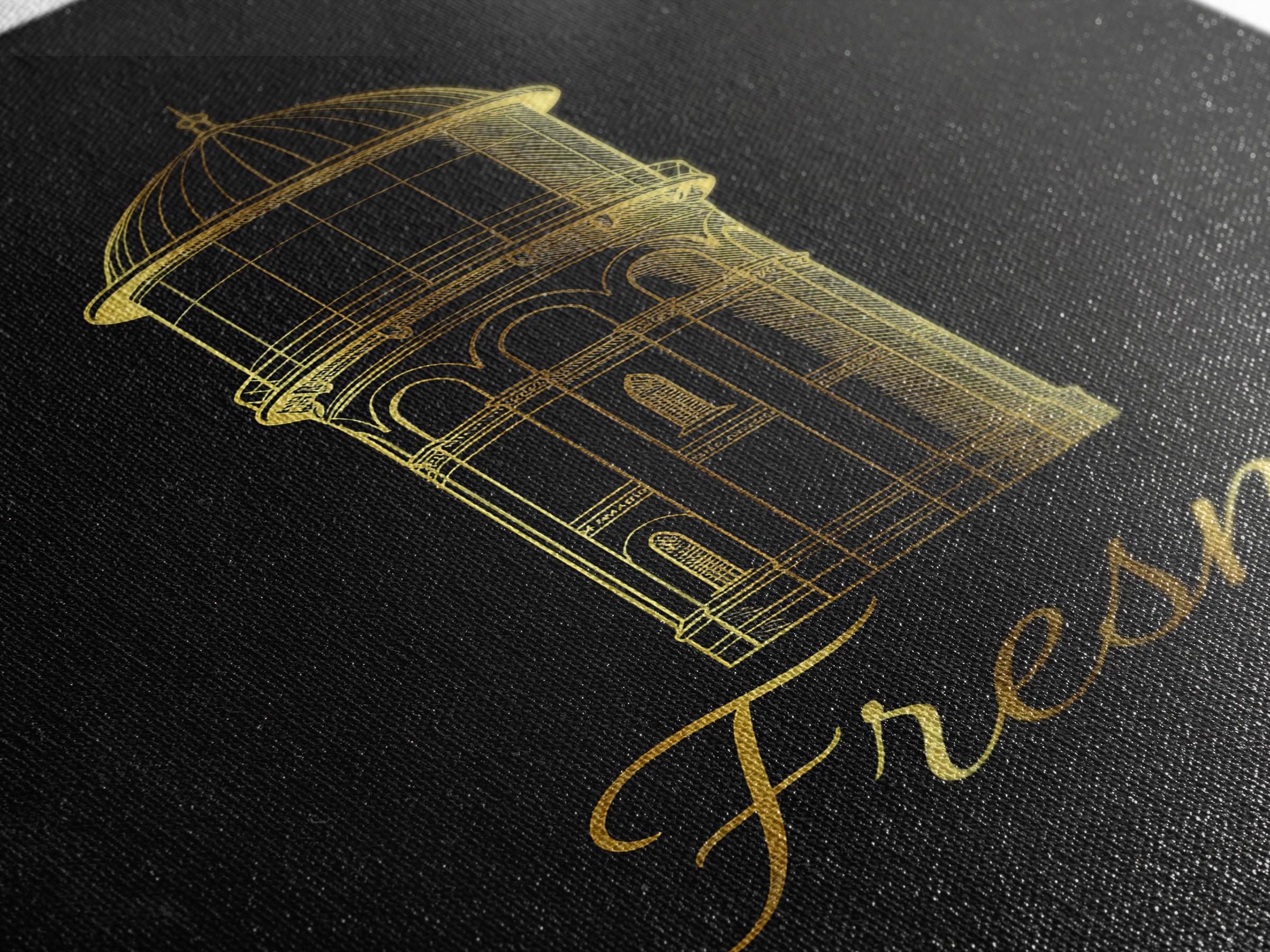 Fresno Travel Poster, Canvas Print, Black Gold Minimalist Art, Fresno City Art, Retro Travel Print, Vintage City Art, Vintage Travel Art