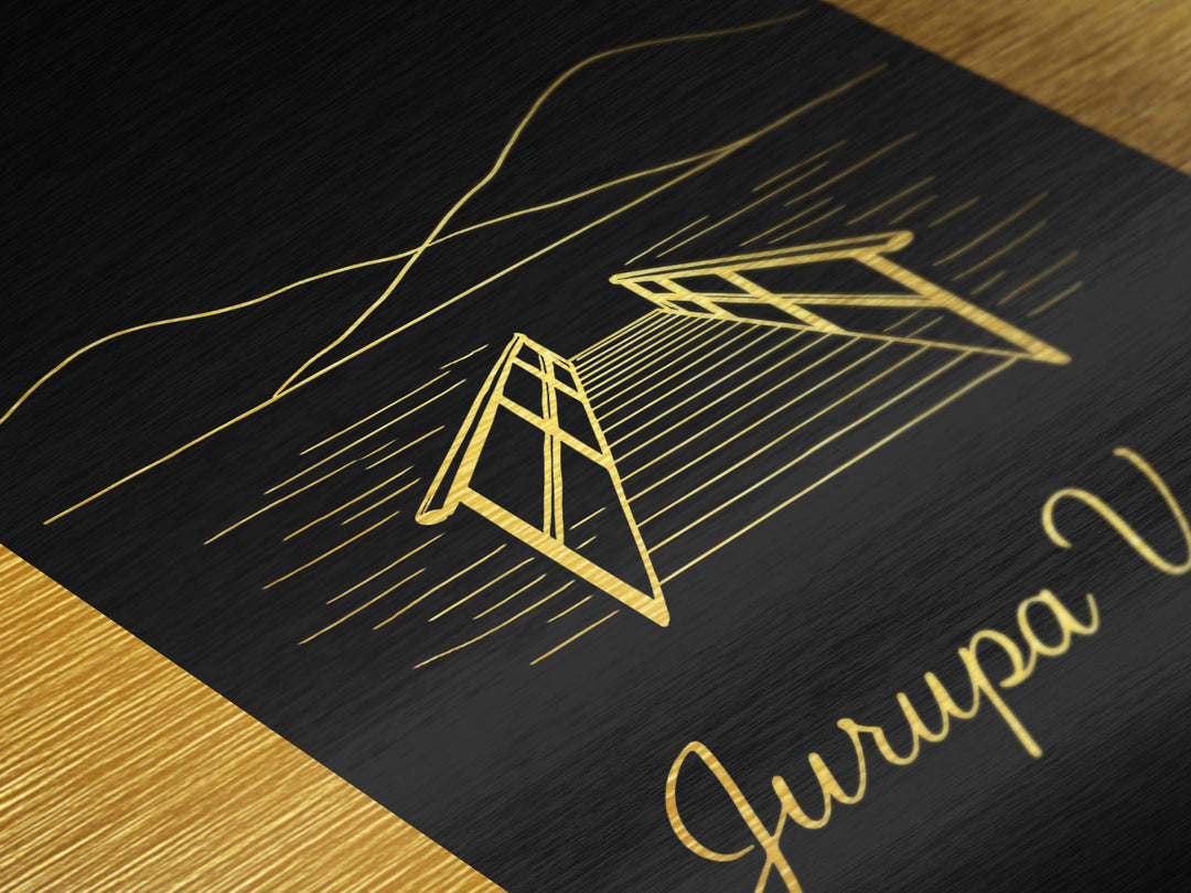 Jurupa Valley California Art, Metallic Gold Art, Wood Framed Art, Metal Art, Modern Wall Art, Adventure Lover Gift, Living Room Art