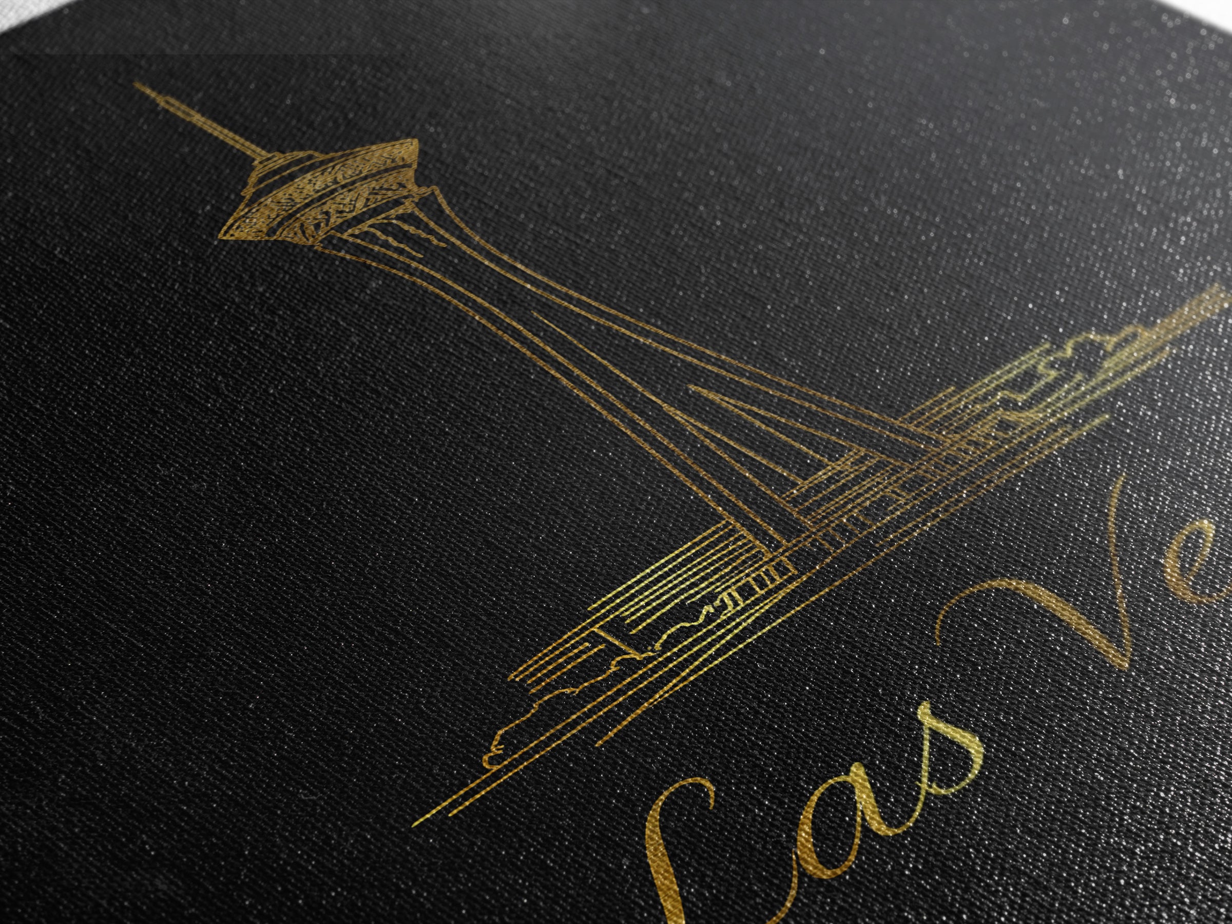 Las Vegas Travel Poster, Canvas Print, Minimalist Gold Line Art, Las Vegas Wall Art, Travel Poster Set, Living Room Wall Art, Home Decor