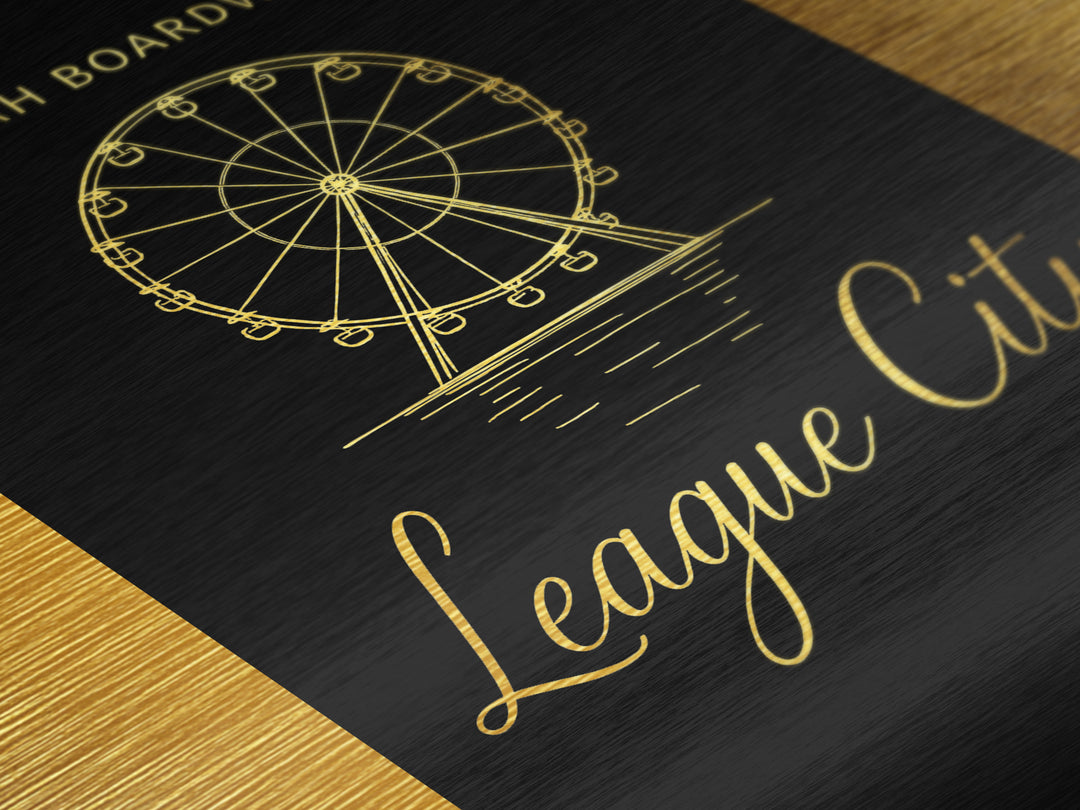 League City Texas Travel, Metallic Gold Art, Wood Framed Art, Metal Art, Modern Wall Art, Graduation Gift, Hallway Wall Art
