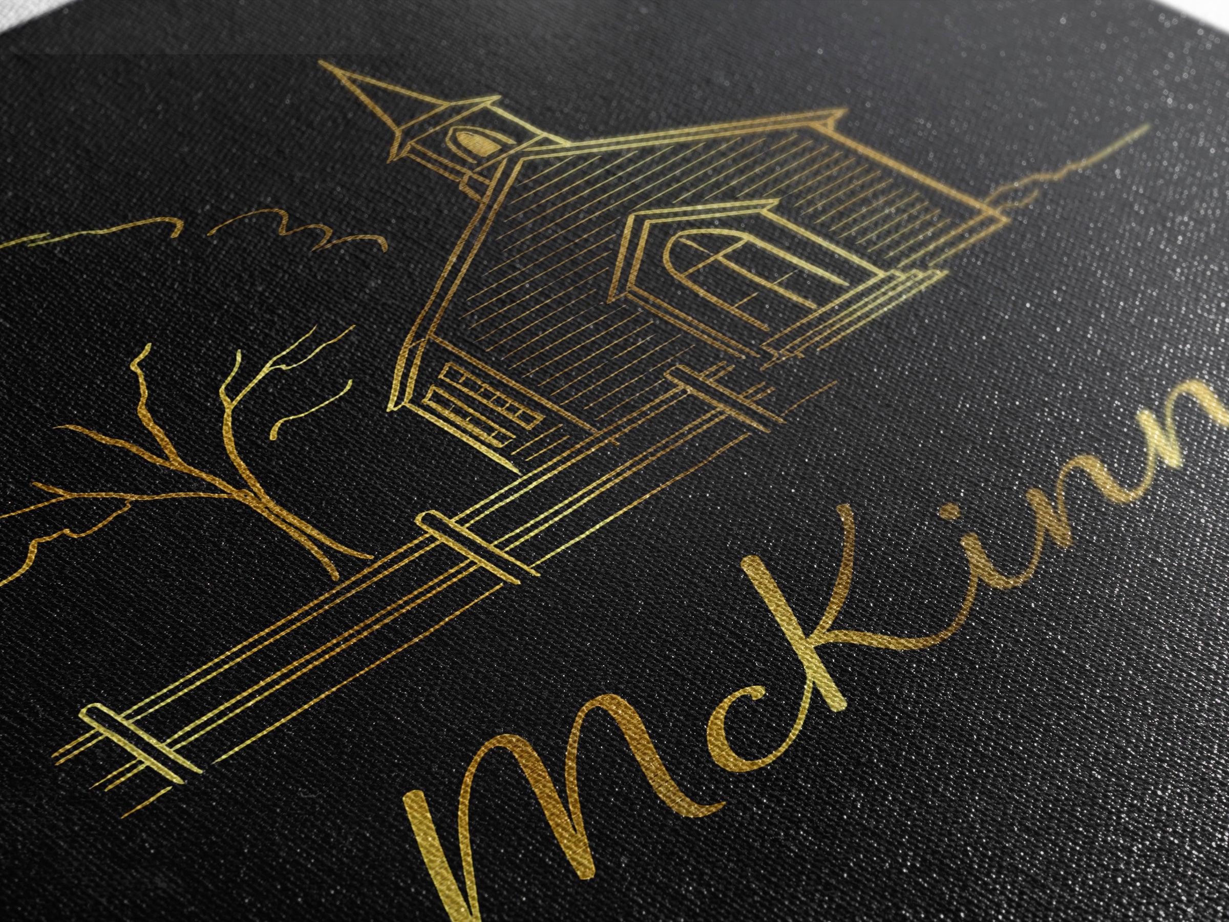 Mckinney Travel Poster, Framed Canvas Print, Minimalist Gold Line Art, Mckinney Poster Print, City Art Print, Travel Wall Decor