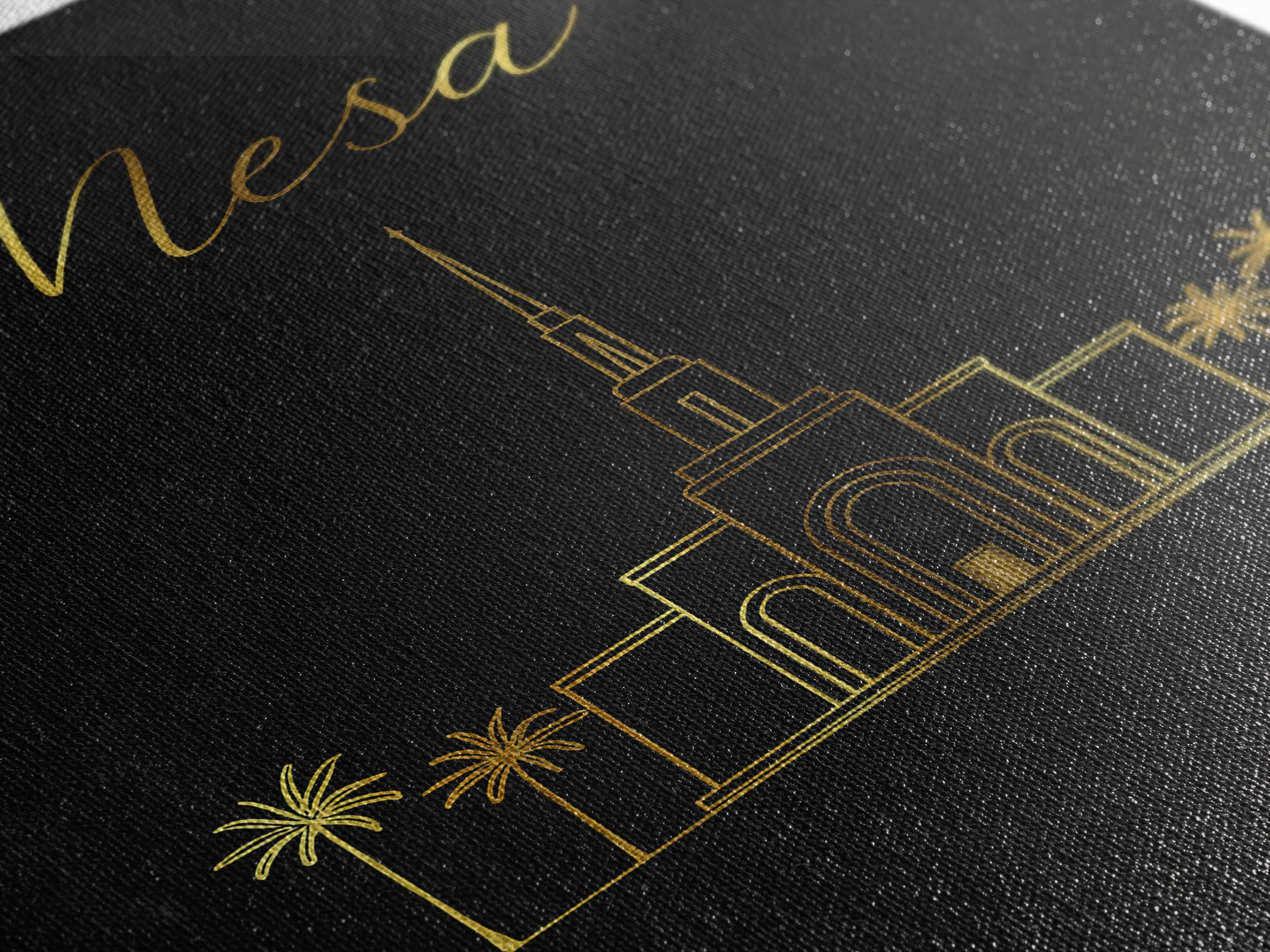 Mesa Travel Poster, Canvas Print, Dark Minimalist Wall Art, Mesa Wall Art, Travel Wall Art, City Travel Prints, Eclectic Wall Decor