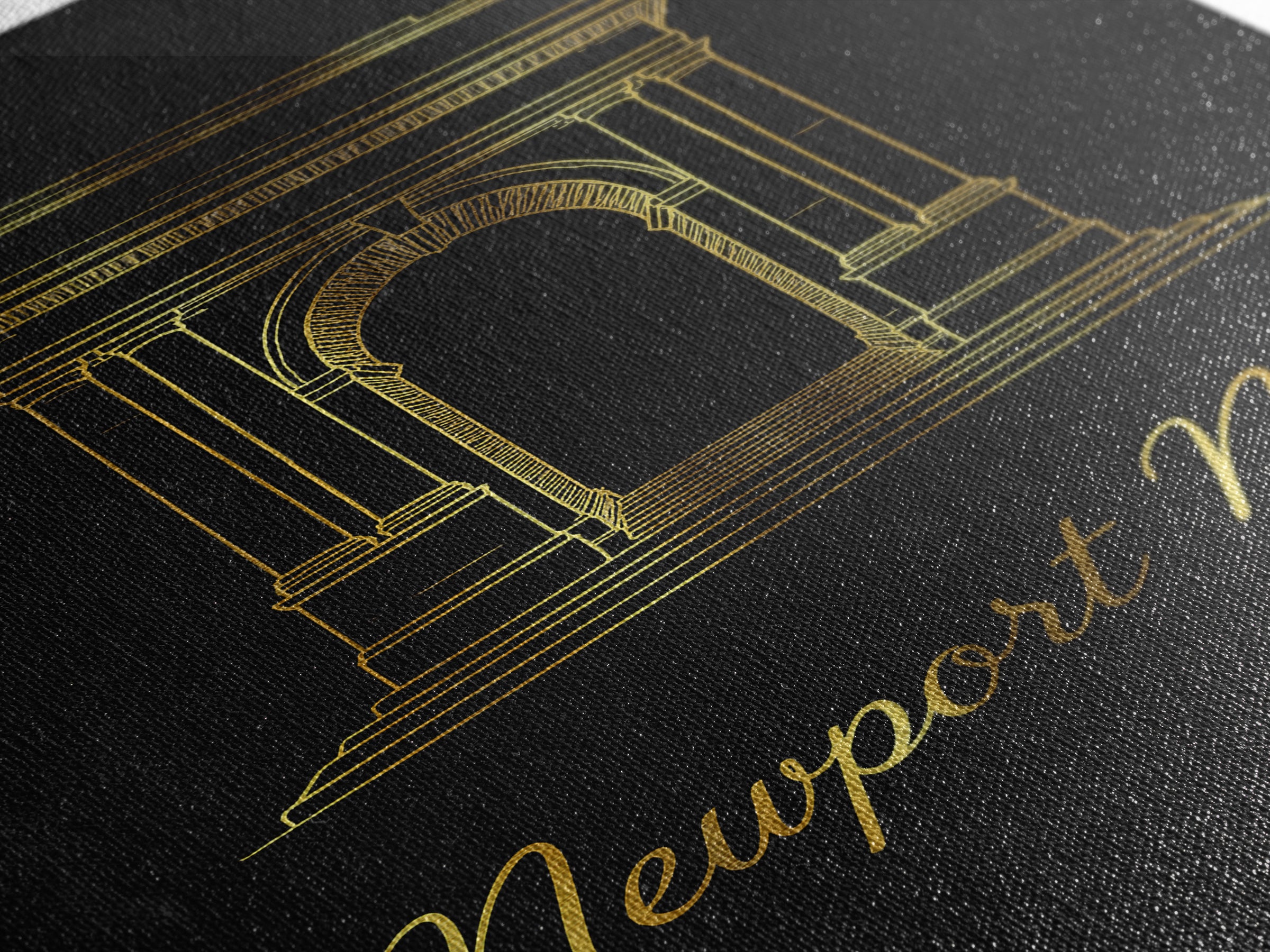 Newport News Travel Poster, Framed Canvas Print, Dark Minimalist Wall Art, Newport News Travel Art, Wanderlust Decor, Eclectic Wall Decor