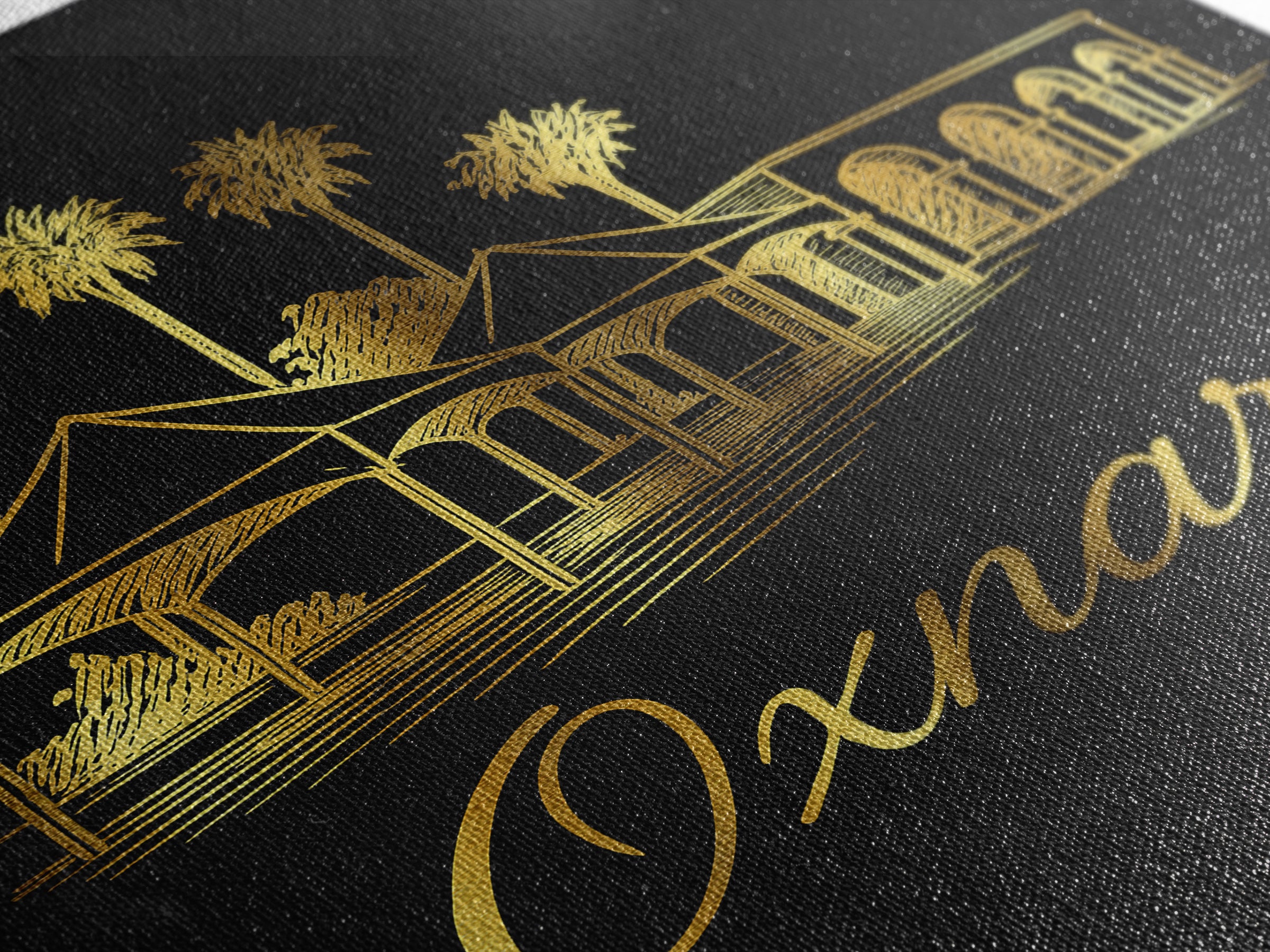 Oxnard California Travel Poster, Framed Canvas Print, Minimalist Gold Line Art, Oxnard Art Print, City Travel Prints, Eclectic Wall Decor